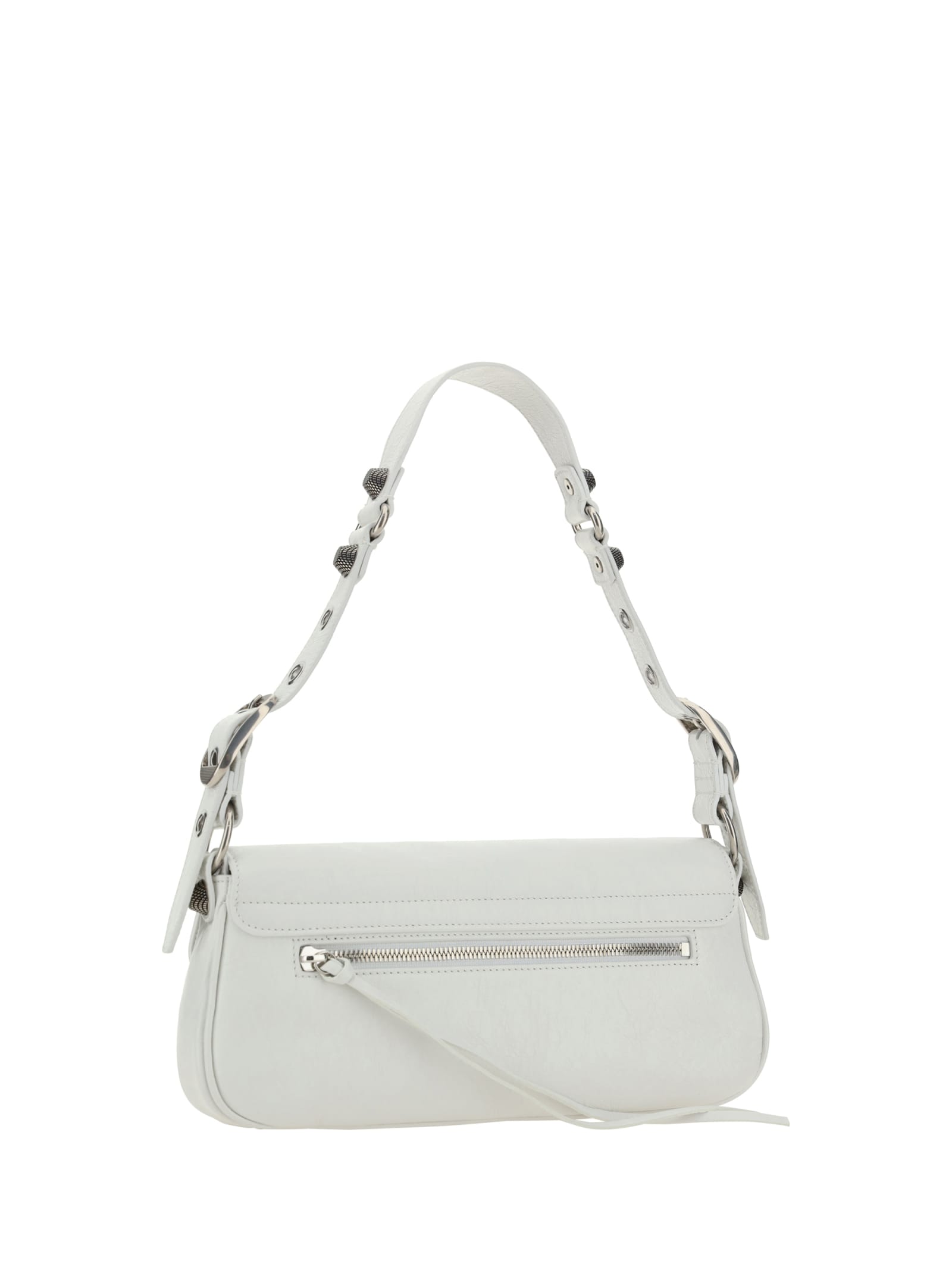 Shop Balenciaga Le Cagole Shoulder Bag In White