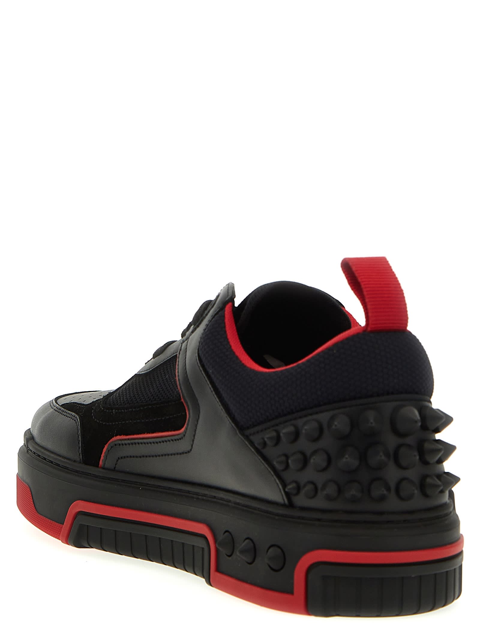 Christian Louboutin Louboutin Sneakers Astroloubi Men Leather Black In Black