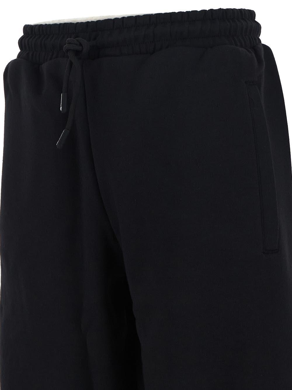 Shop Adidas By Stella Mccartney Logo Print Sweatpants In Black