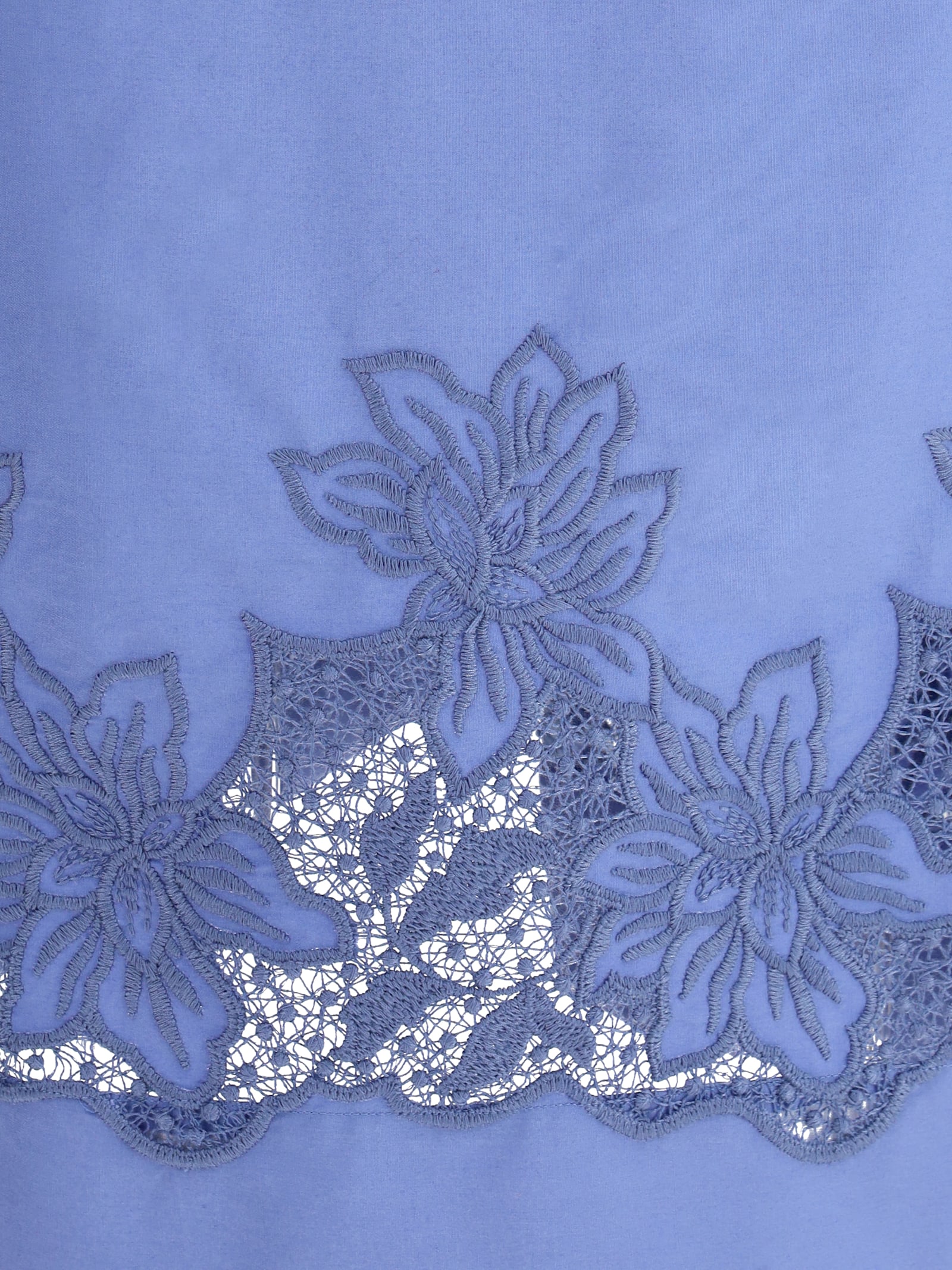 P.A.R.O.S.H TUNIC DRESS WITH EMBROIDERY