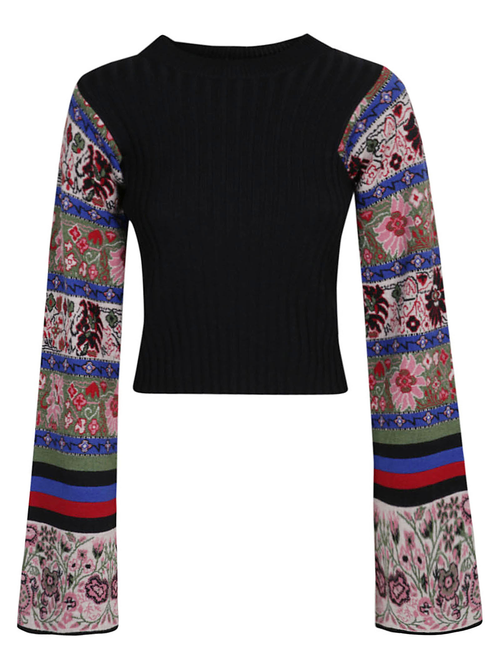 Etro Ribbed Knit Long-sleeved Jumper