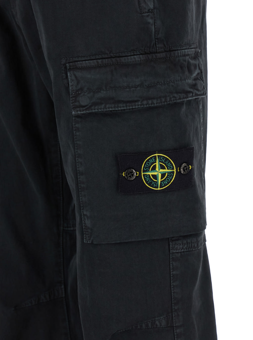 Shop Stone Island Cotone In Black