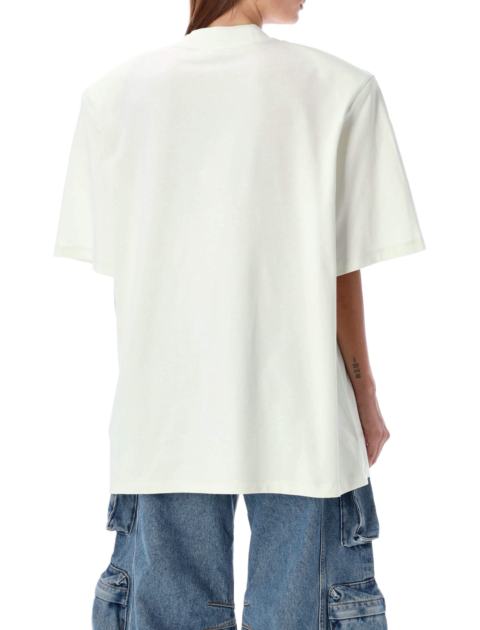 Shop Attico Kilie T-shirt In Ice