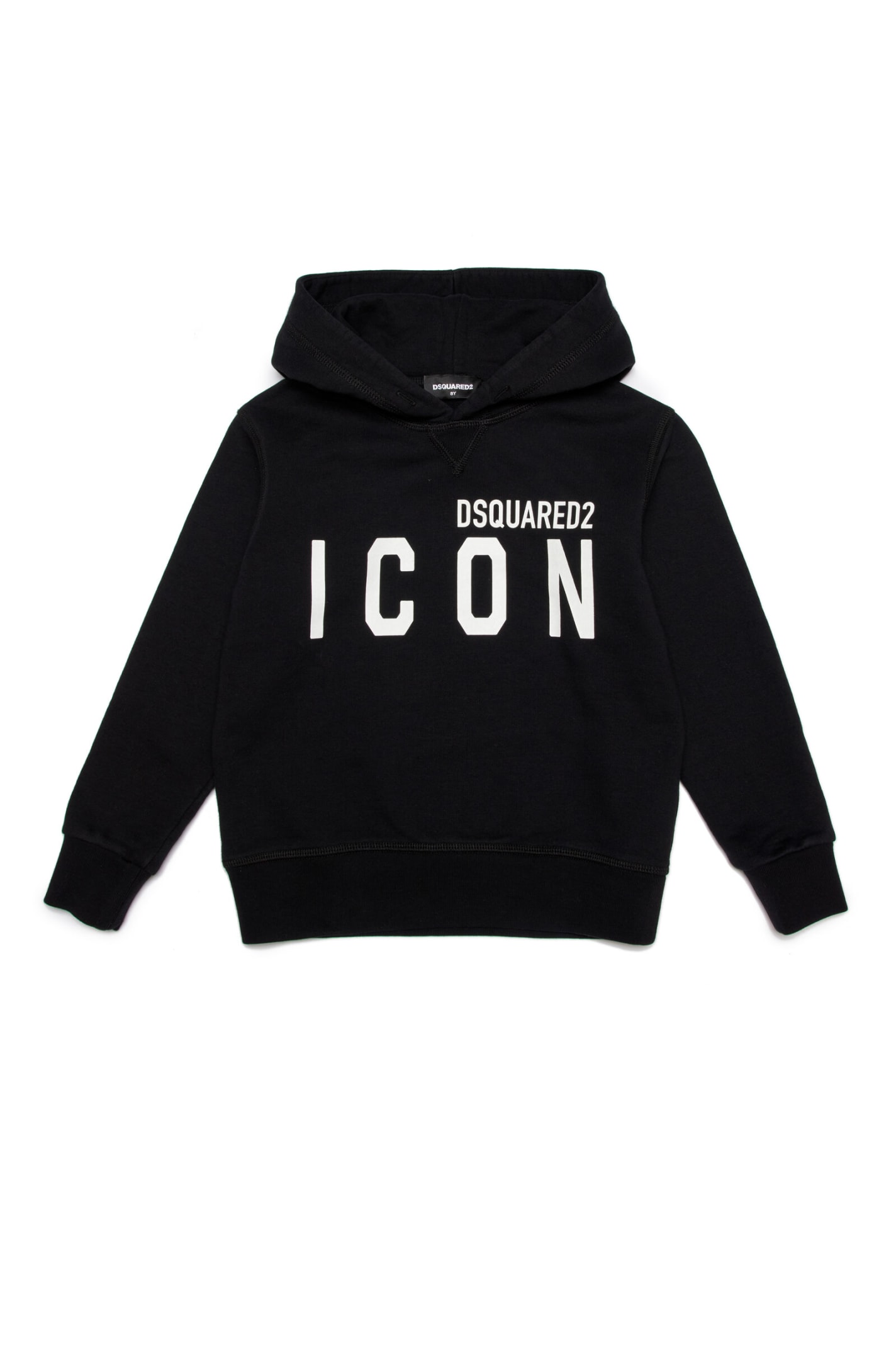 Dsquared2 Kids' D2s666u Cool Fit-icon Sweat-shirt Dsquared In Nero