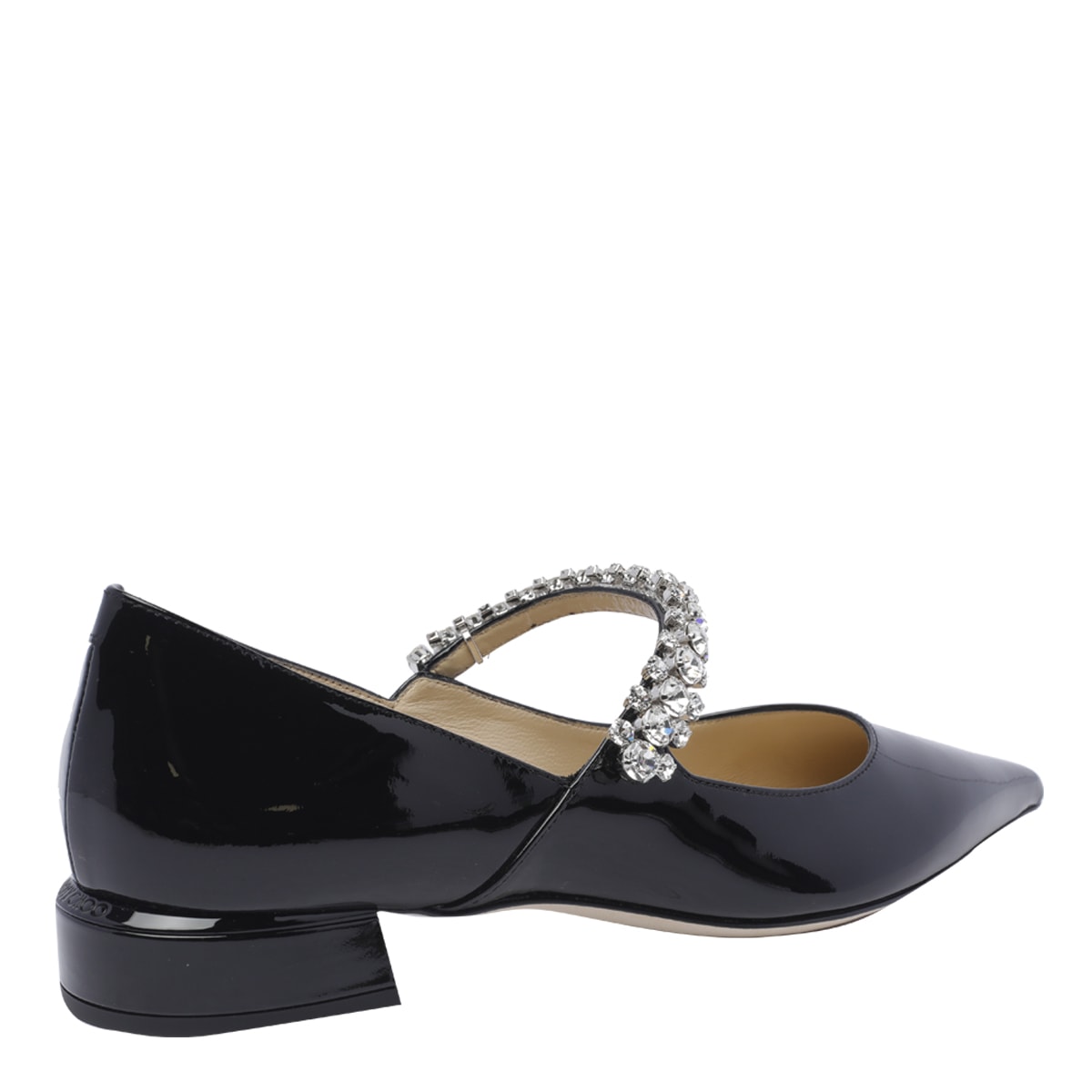 Shop Jimmy Choo Bing Pump Flat In Black