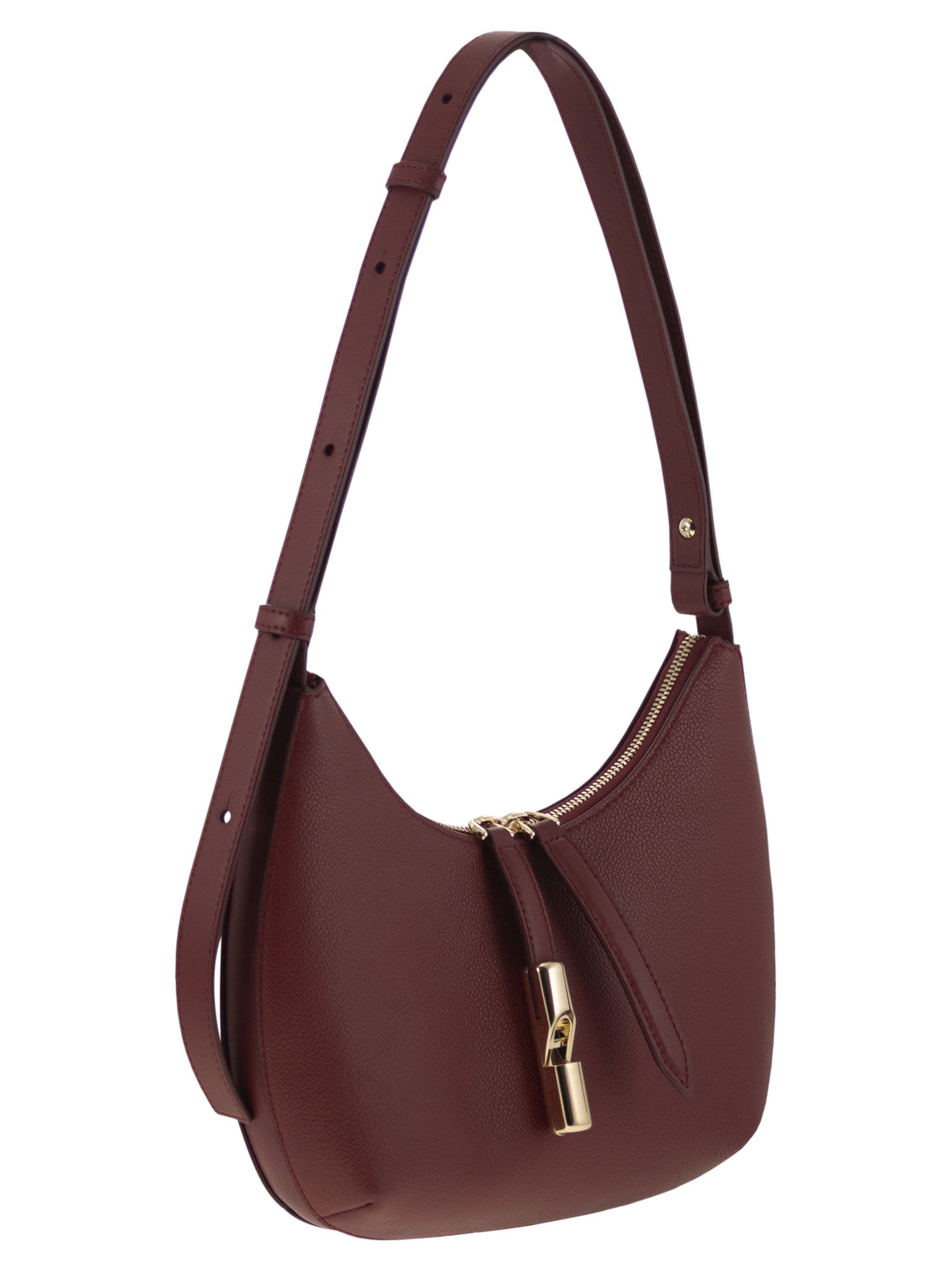 Furla Zip Classic Shoulder Bag In Red
