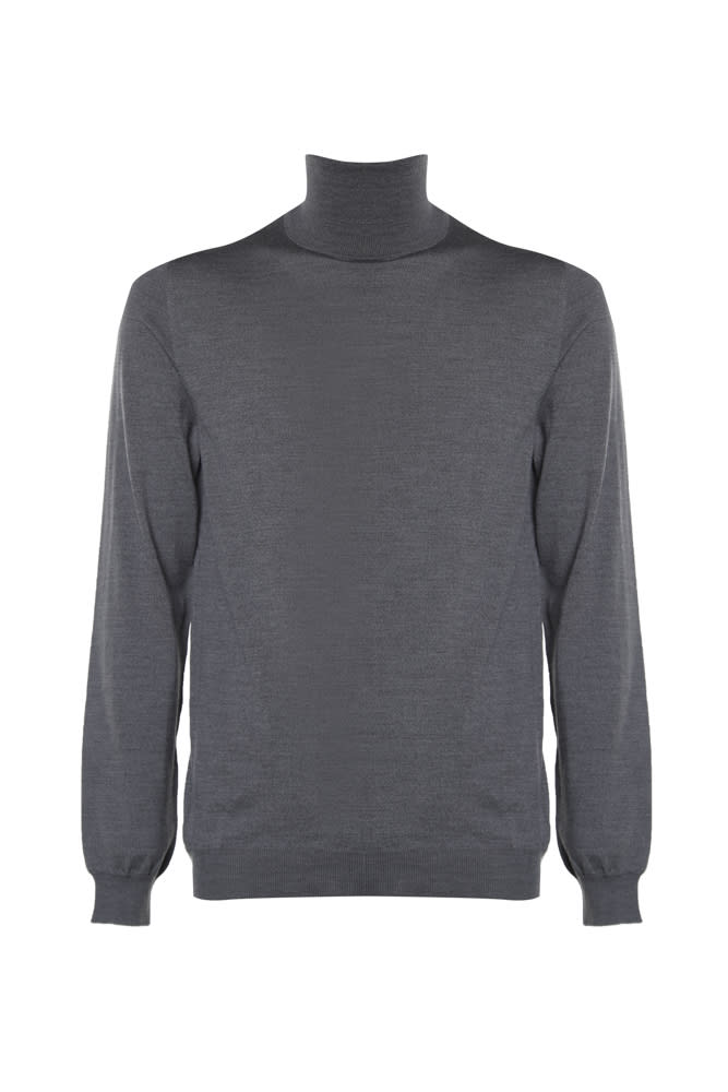 Zanone Turtleneck Sweater In Grey