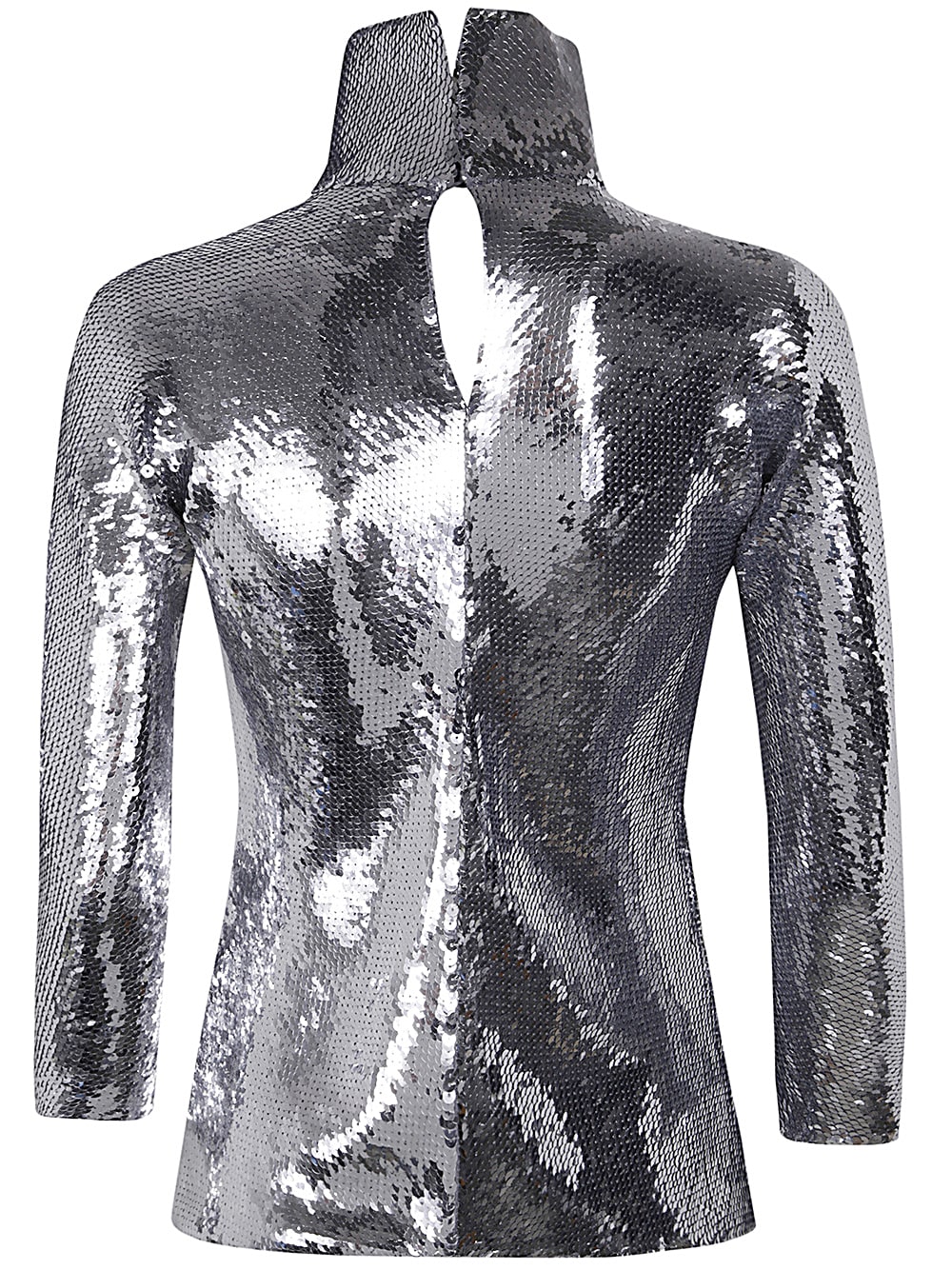 Shop N°21 Round Neck Jumper In Silver