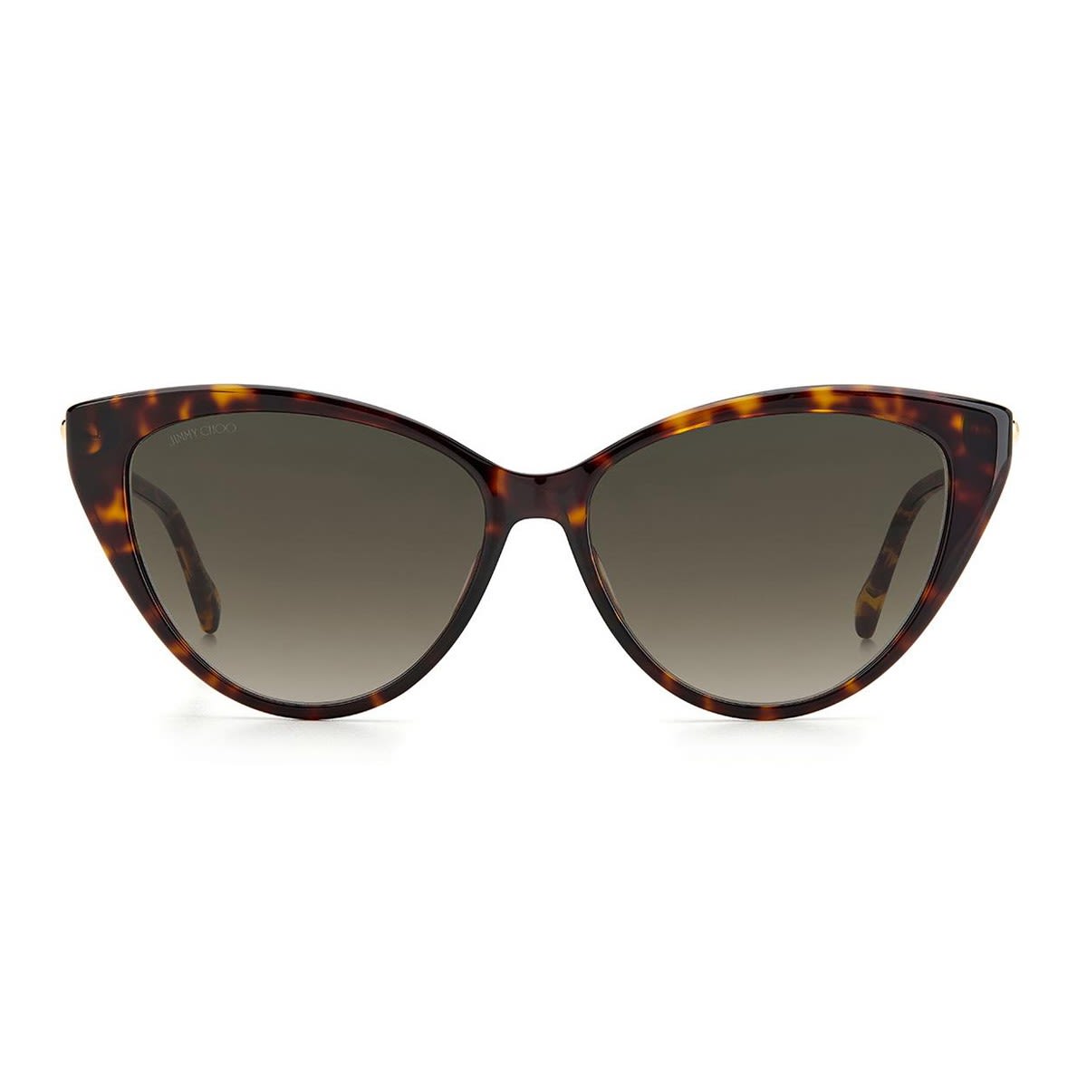 Shop Jimmy Choo Val/s Sunglasses In Marrone