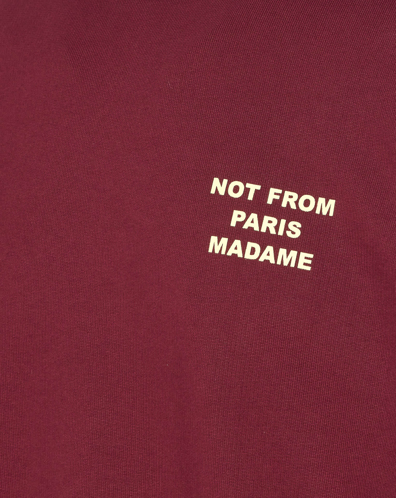Drôle De Monsieur Le Slogan Sweatshirt In Red