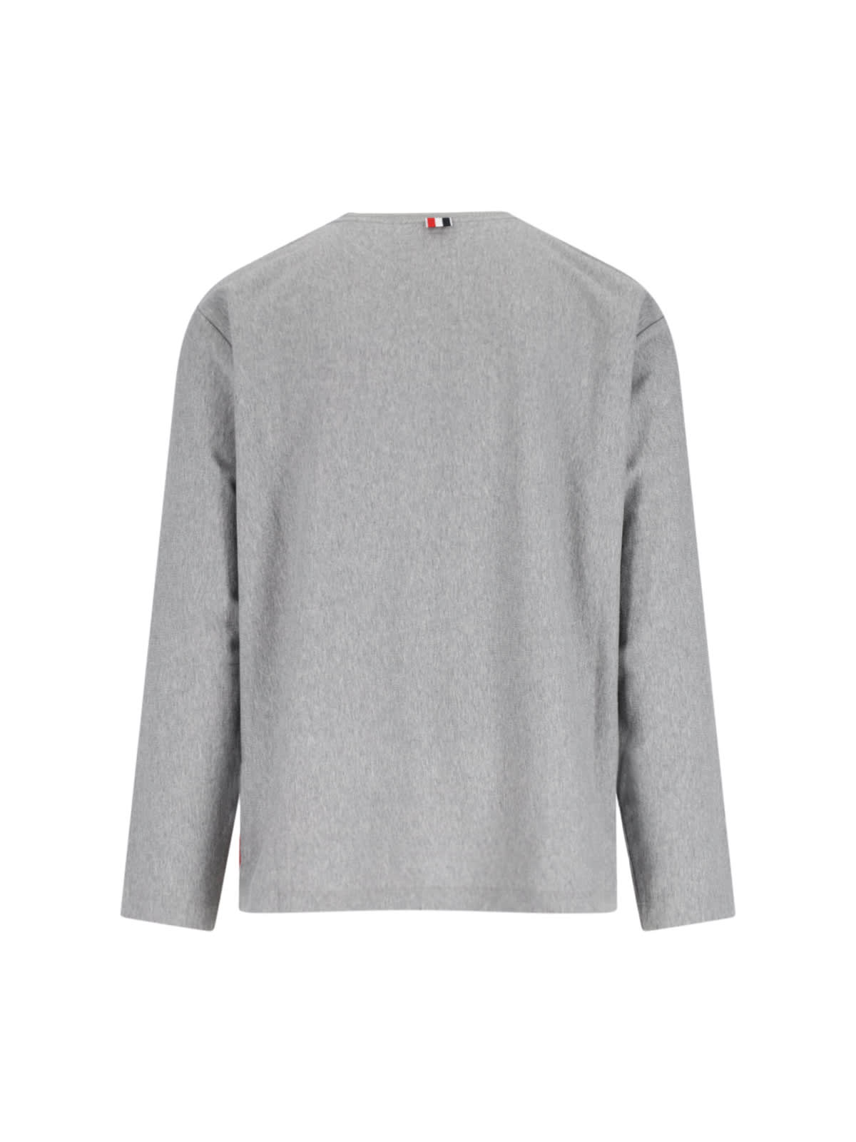Thom Browne Logo T-shirt - Grey