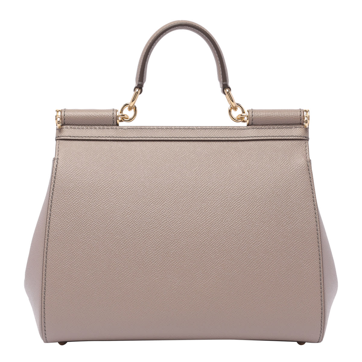 Shop Dolce & Gabbana Big Sicily Handbag In Grey