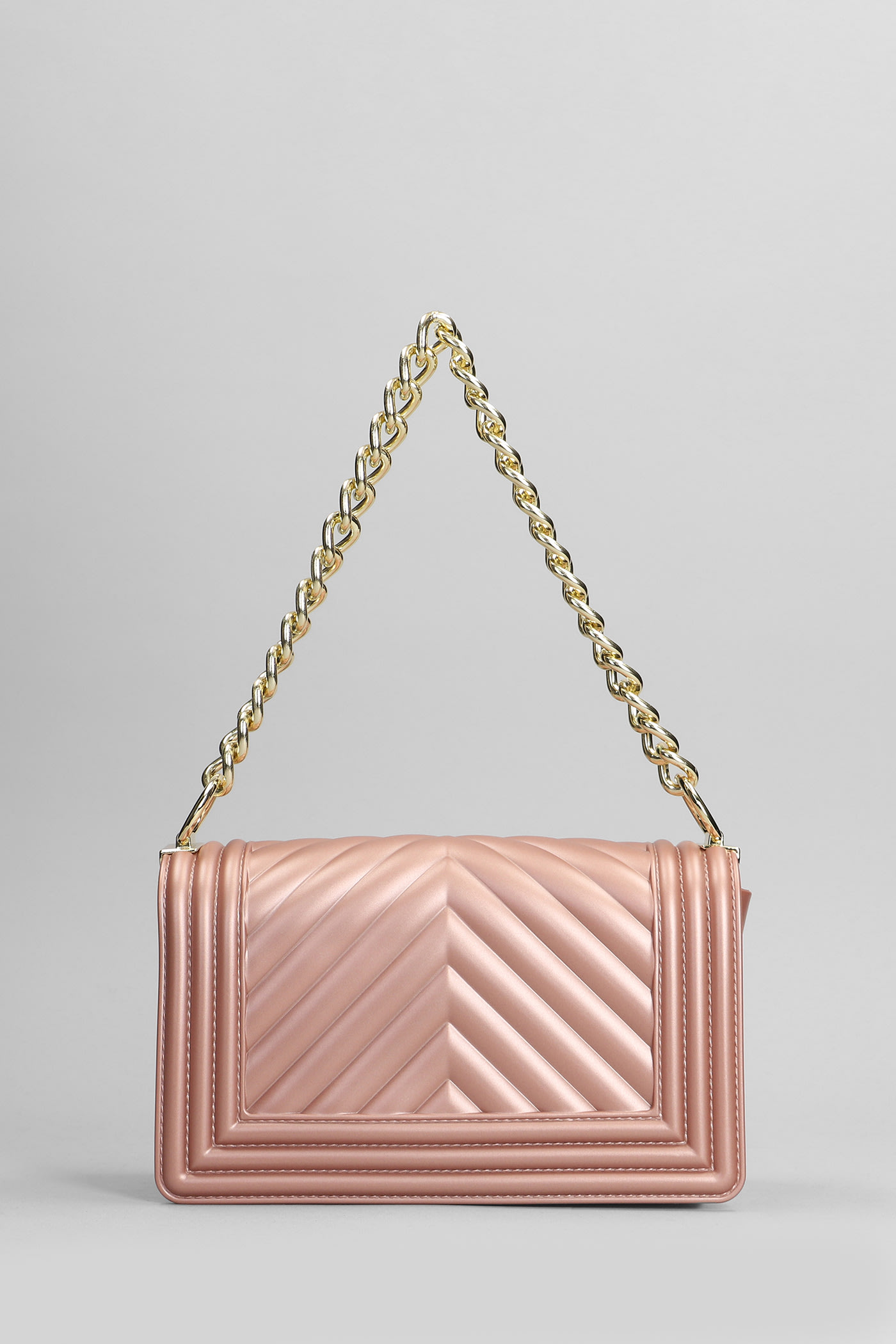 Shop Marc Ellis Flat S Shoulder Bag In Rose-pink Pvc