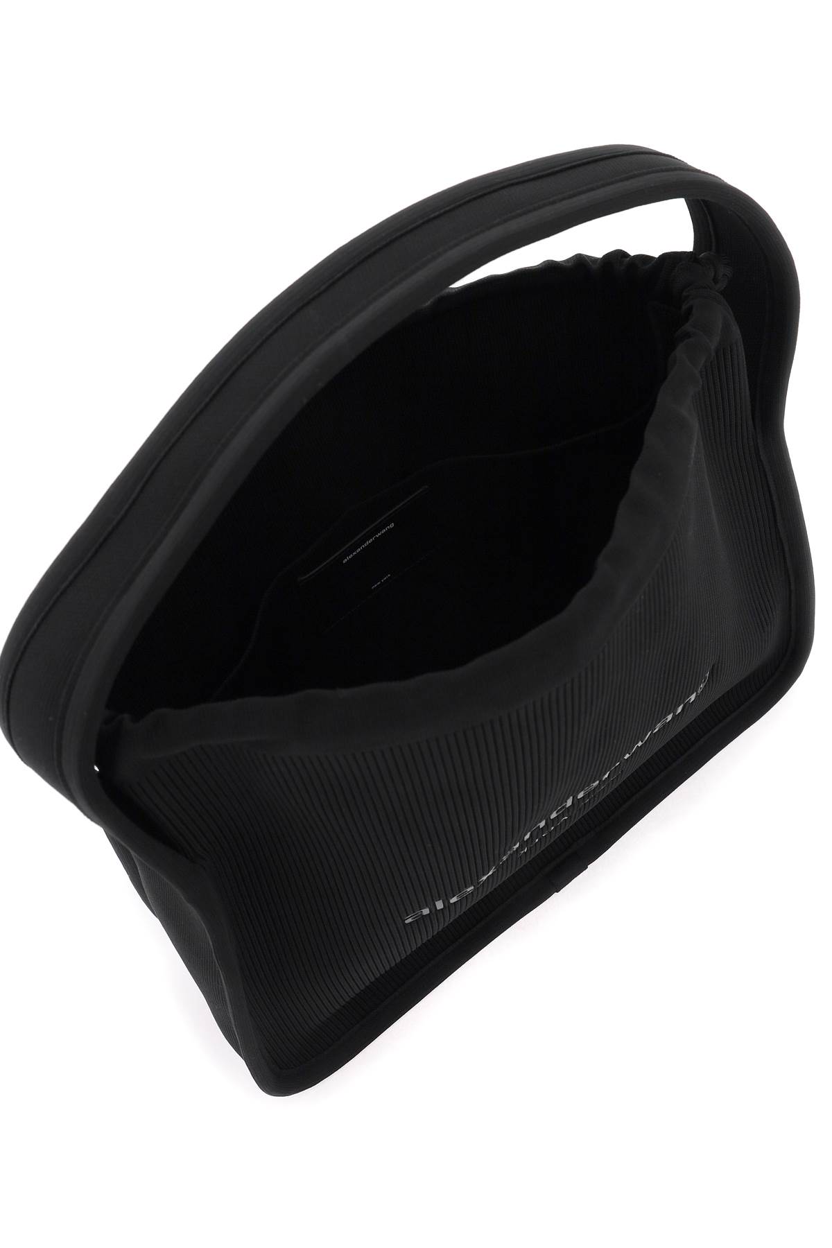Alexander Wang Shoulder Bag In Black Synthetic Fibers In Black