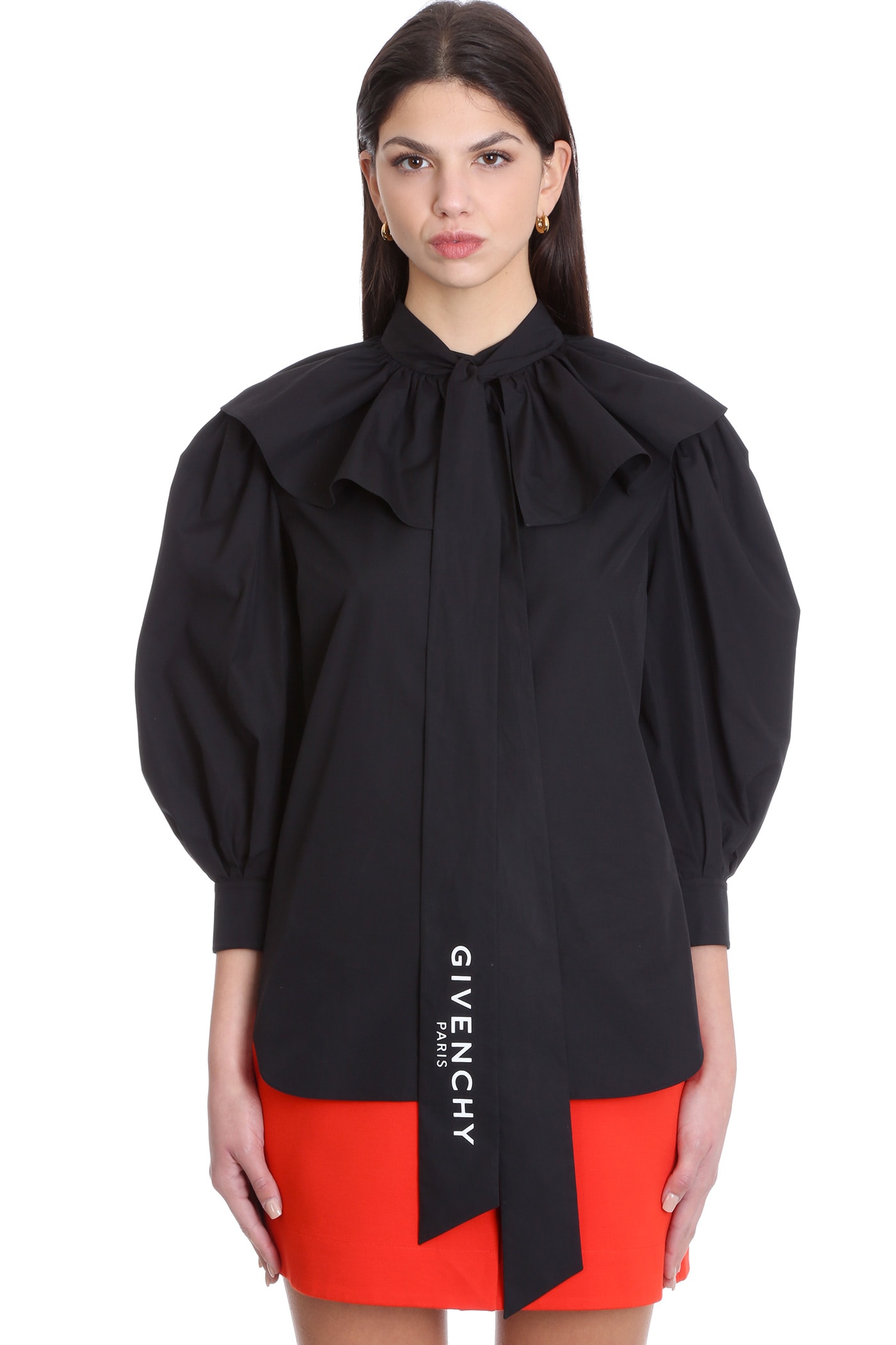 Givenchy SHIRT IN BLACK COTTON