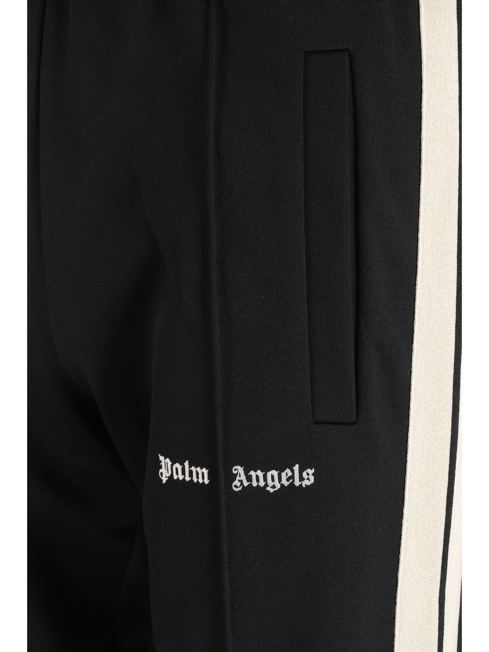 Shop Palm Angels Sweatpants In Black