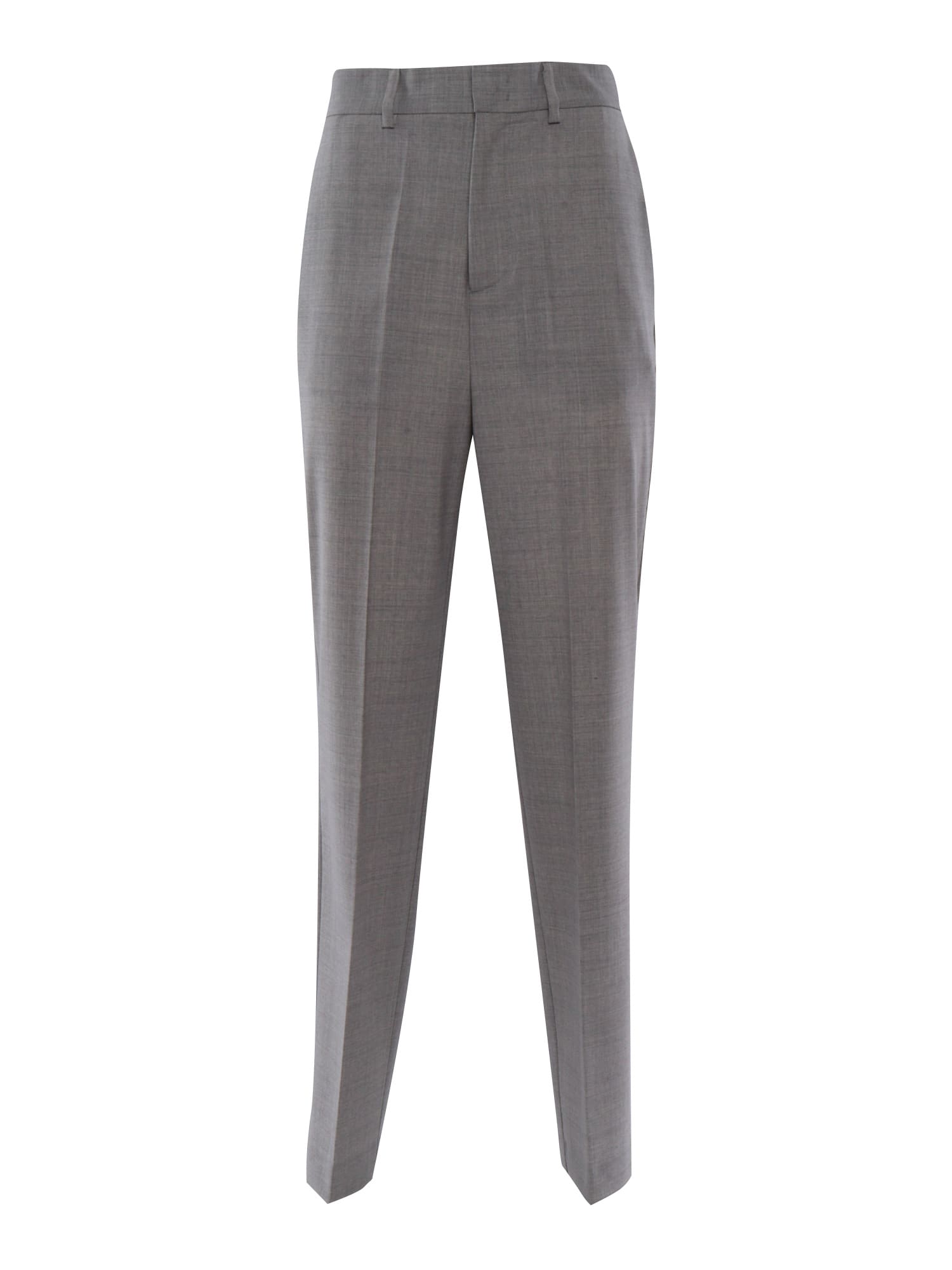 Shop P.a.r.o.s.h Grey Elegant Trousers