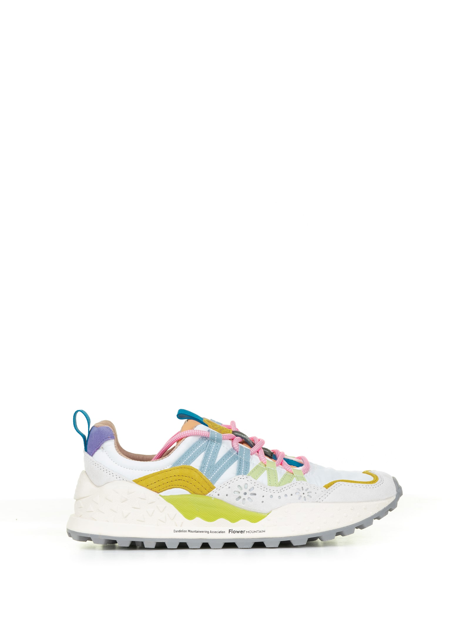 Multicolored Washi Sneakers In Suede And Nylon