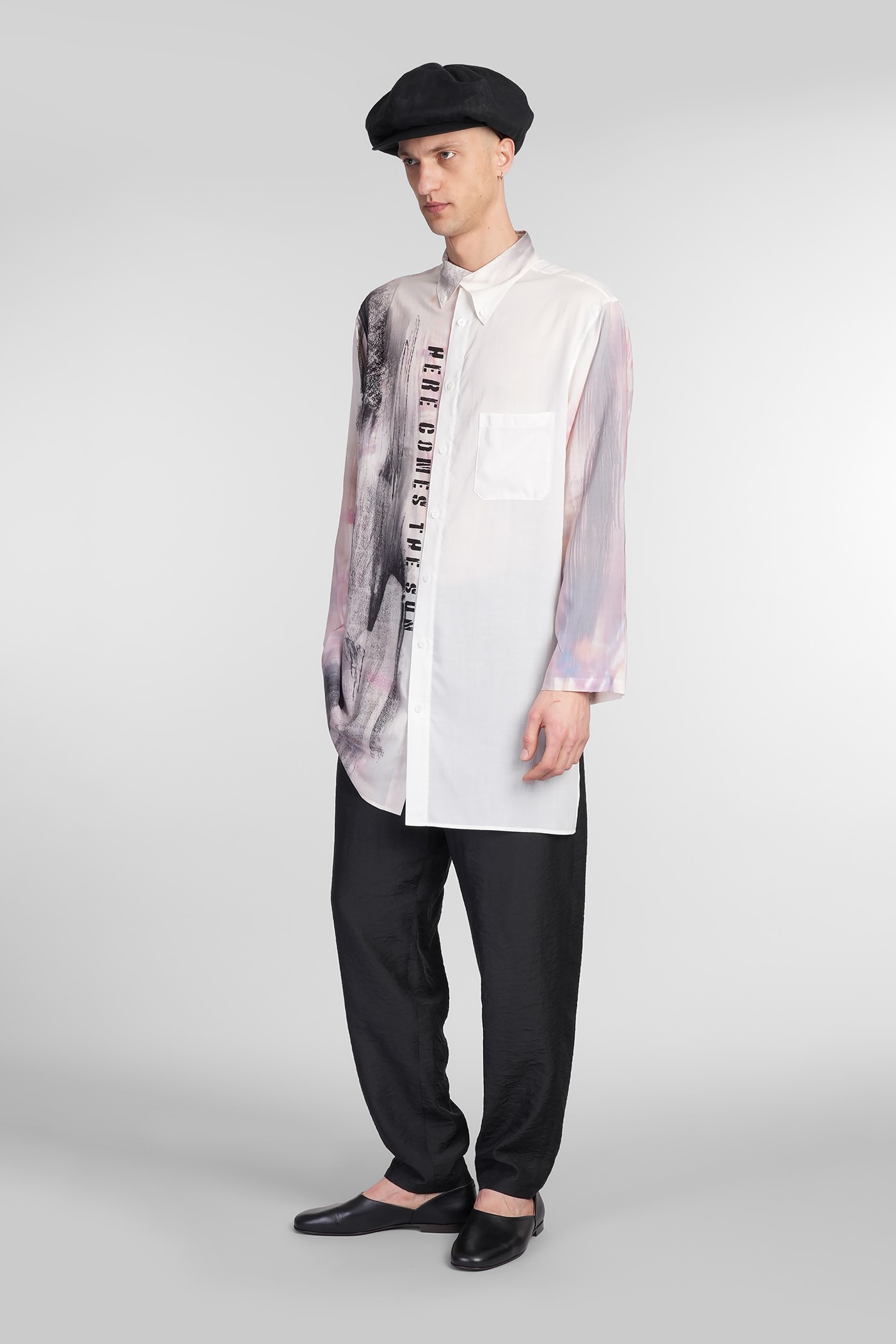 Yohji Yamamoto Drop-crotch Track Pants In Black