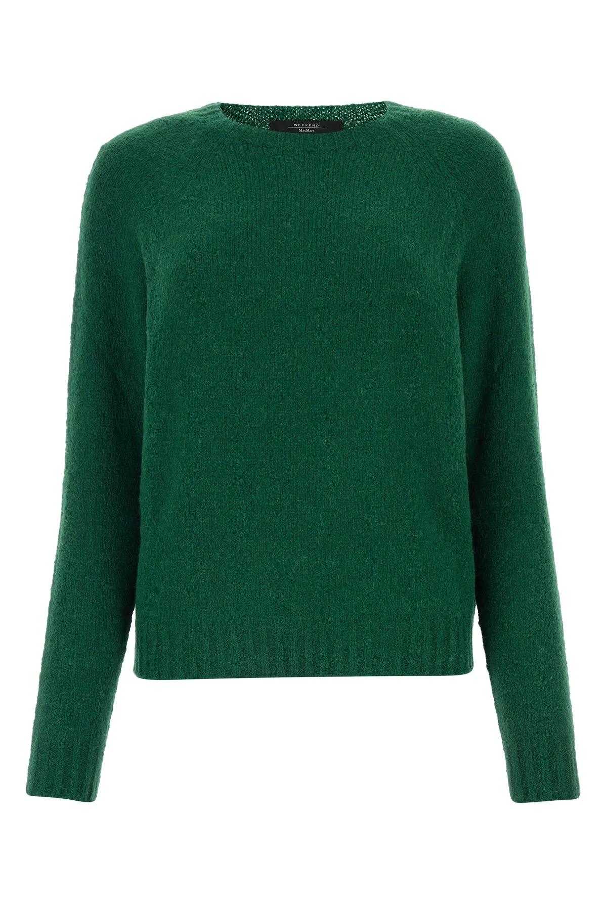 Shop Weekend Max Mara Ghiacci Sweatshirt In Green