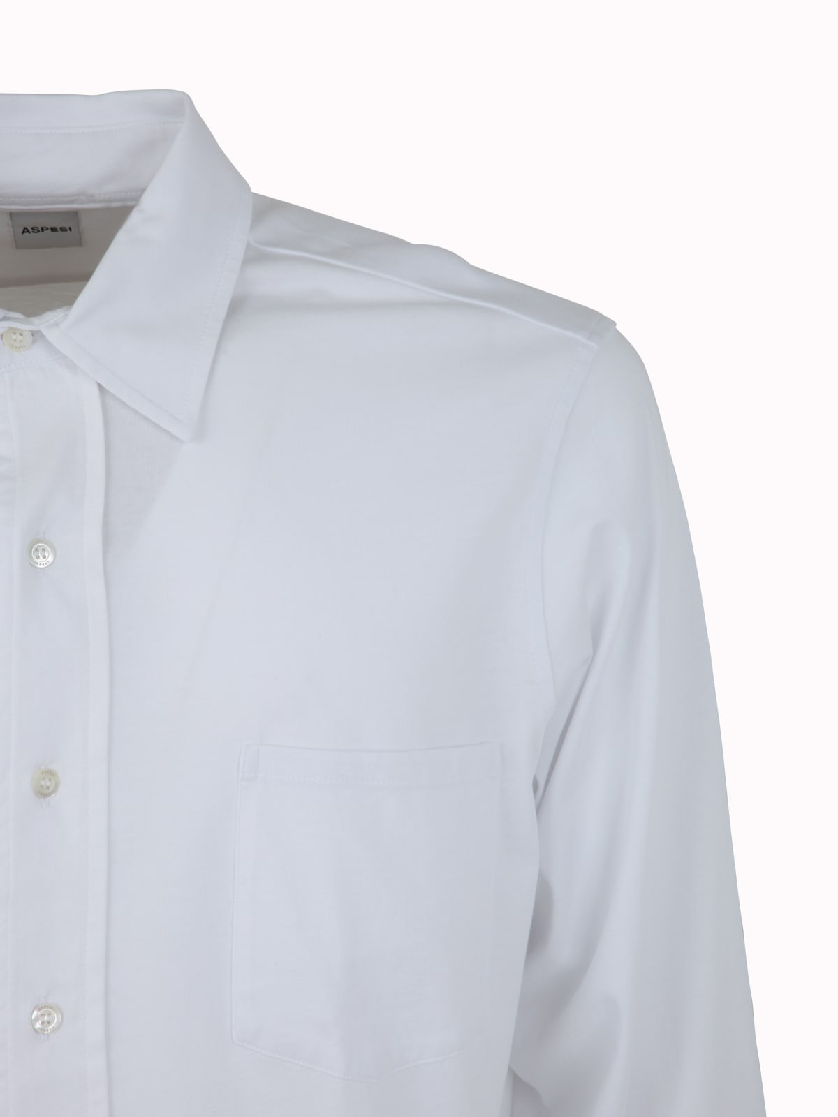 Shop Aspesi Mod Ay34 Shirt In White