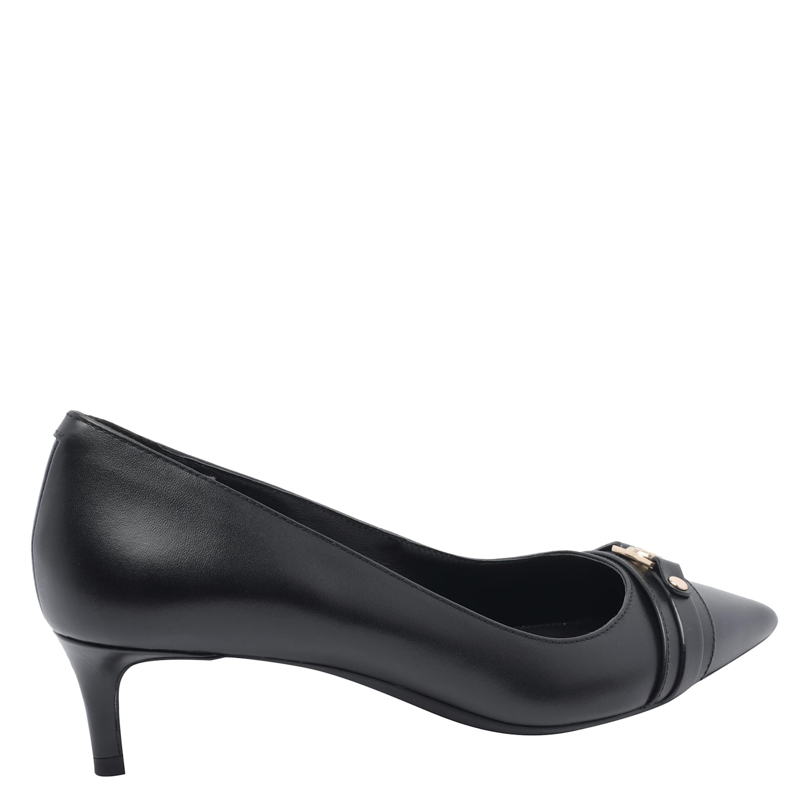 Michael Kors Mandy Flex Pumps In Black Leather In Black