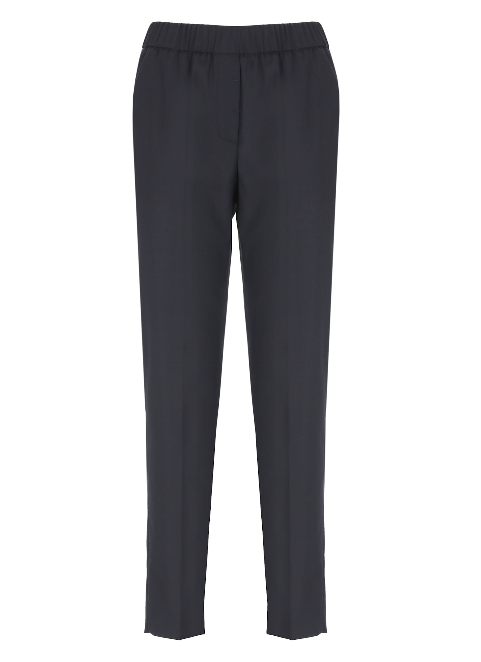 Peserico Elastic Waist Casual Pants