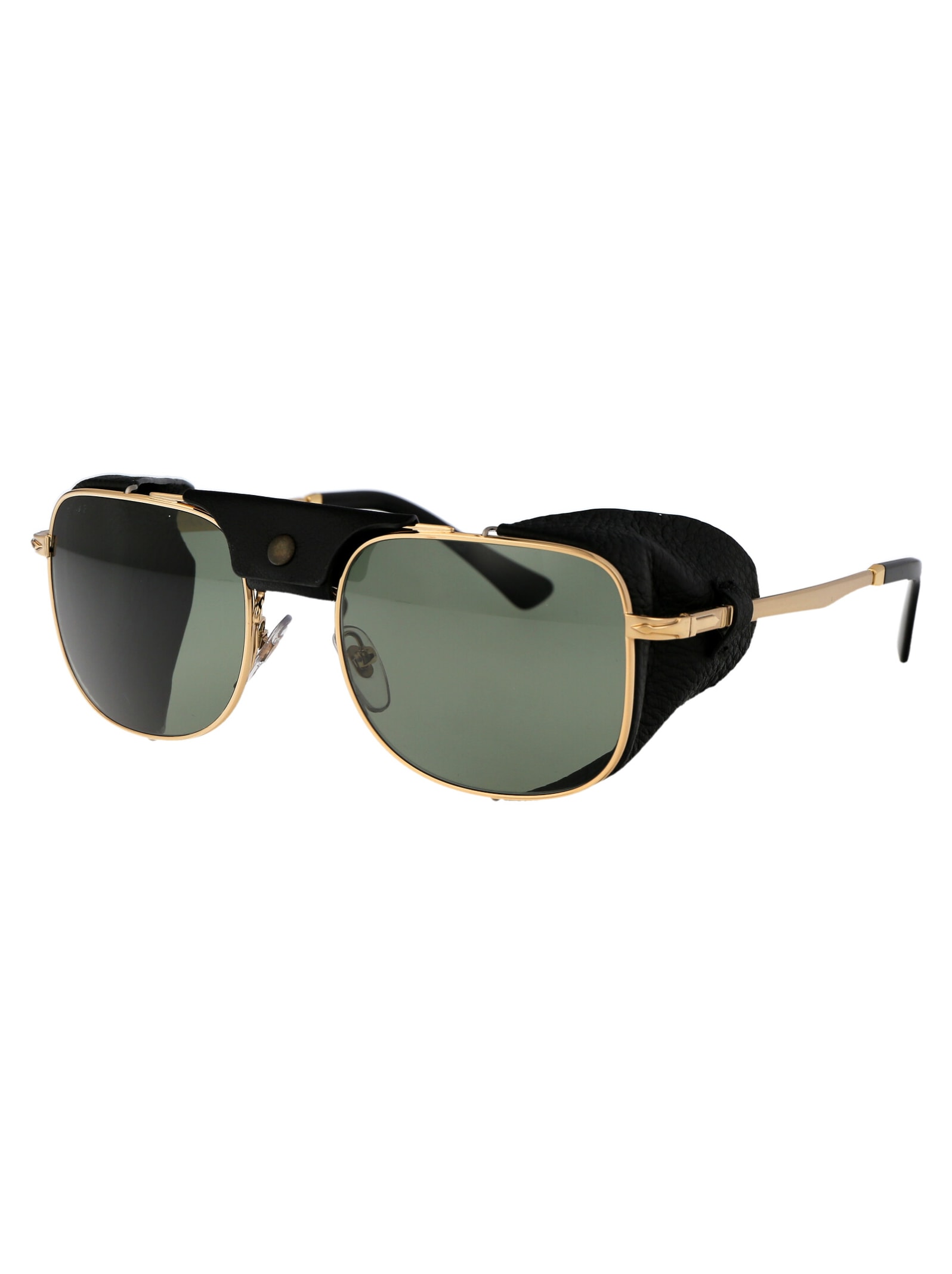 Persol Square Frame Sunglasses In Black