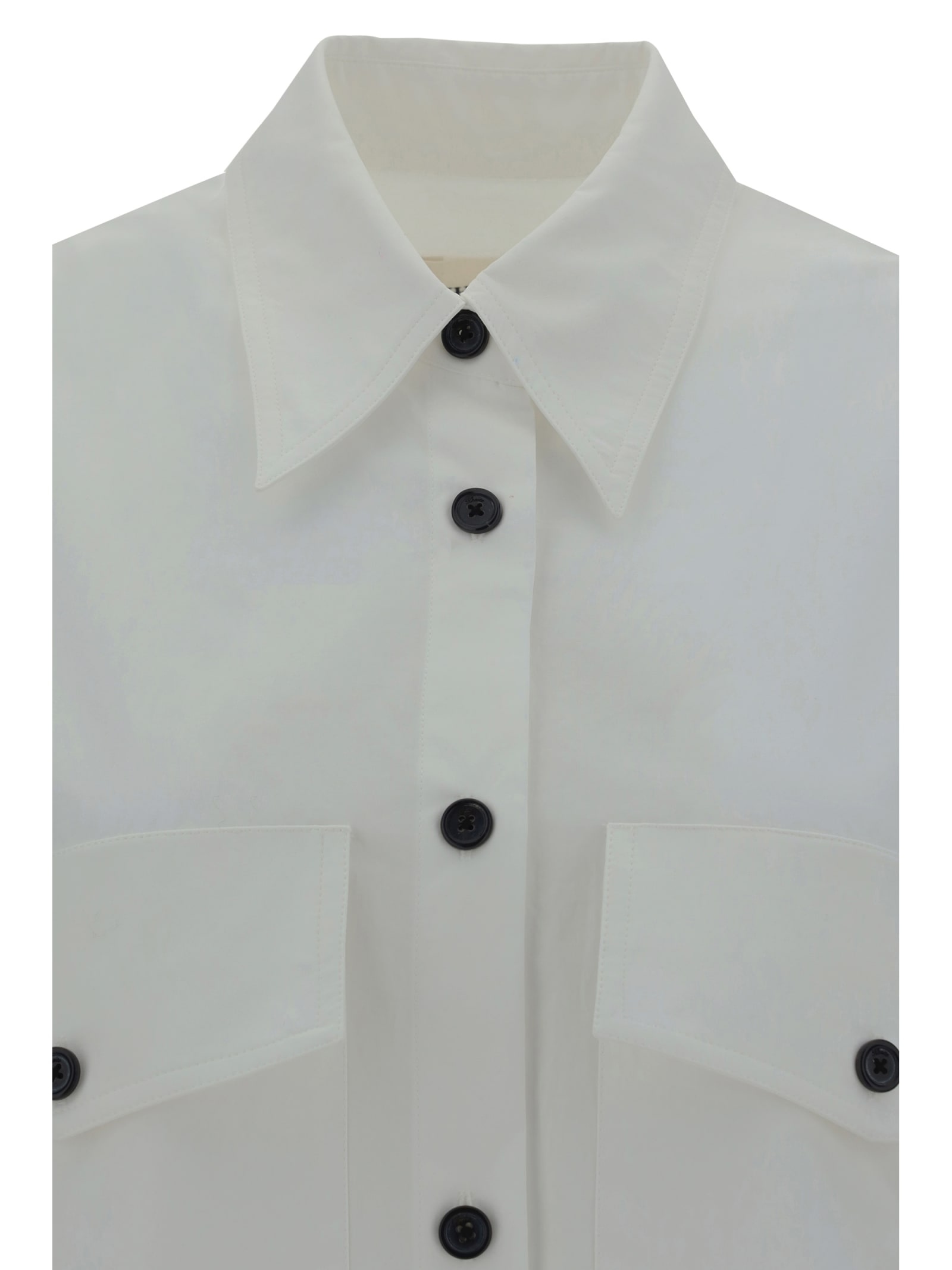 Shop Khaite Mahmet Shirt In White