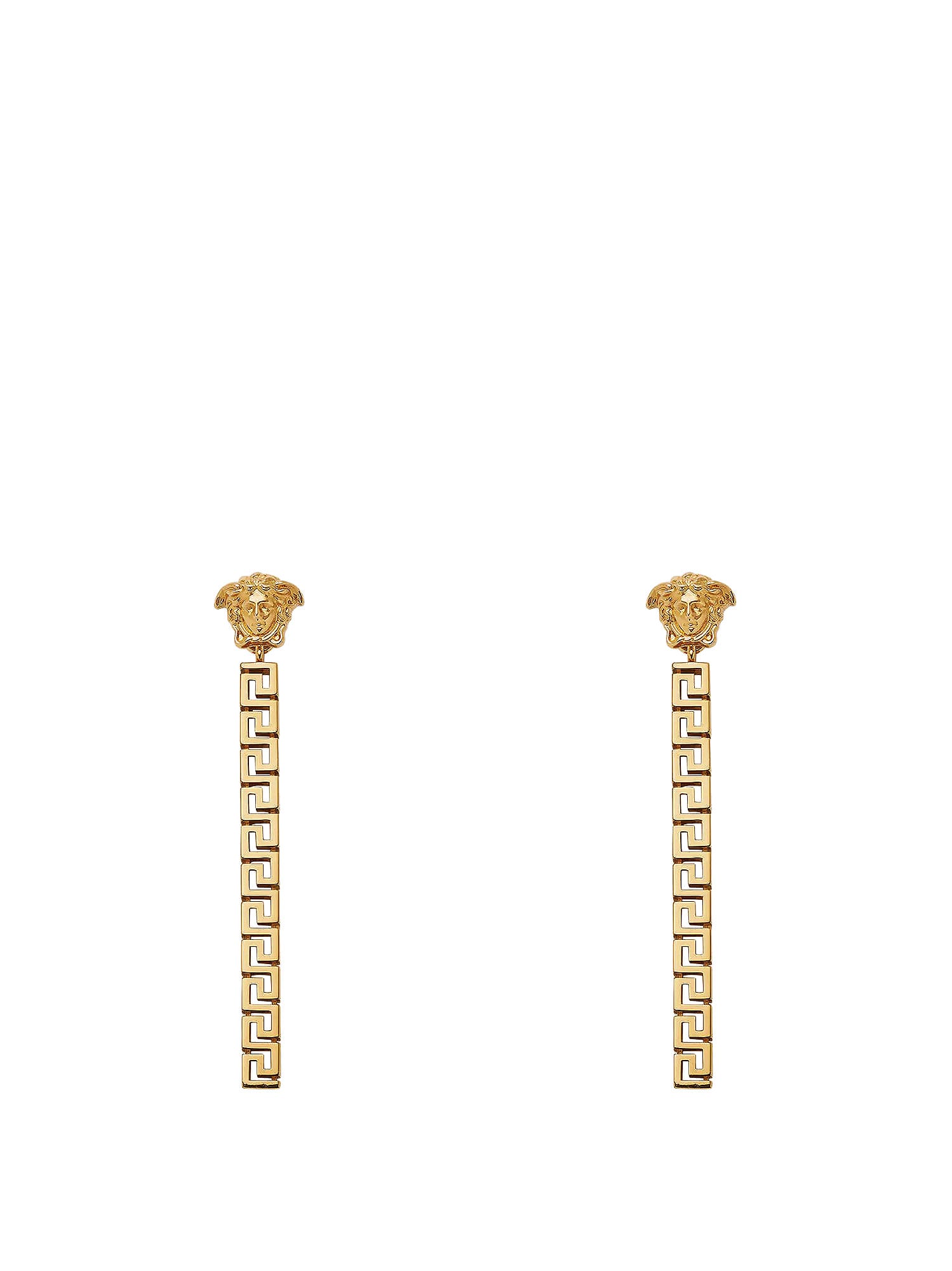 Shop Versace Earrings In Oro