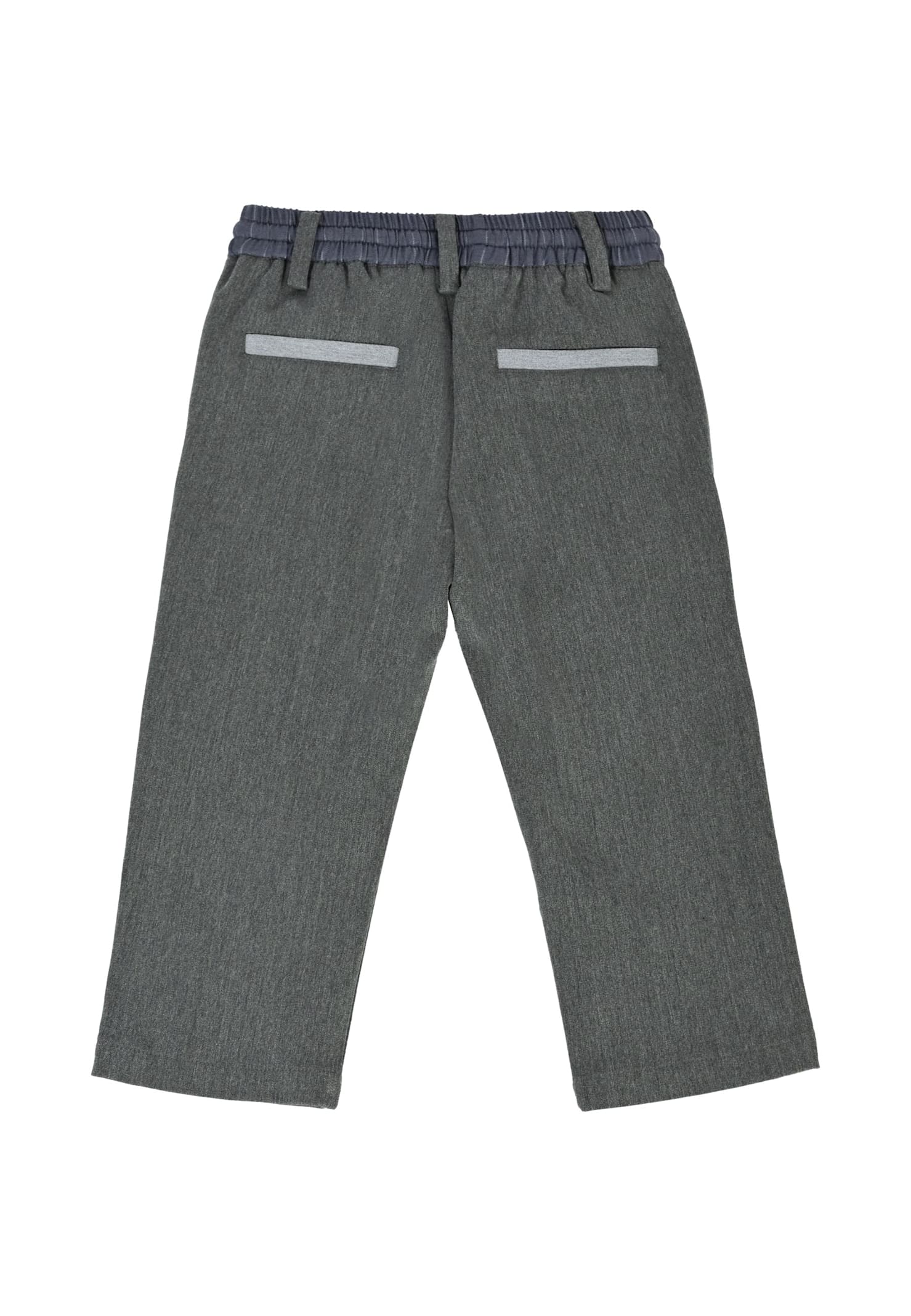 Richmond Grey Trousers For Baby Boy In Gray