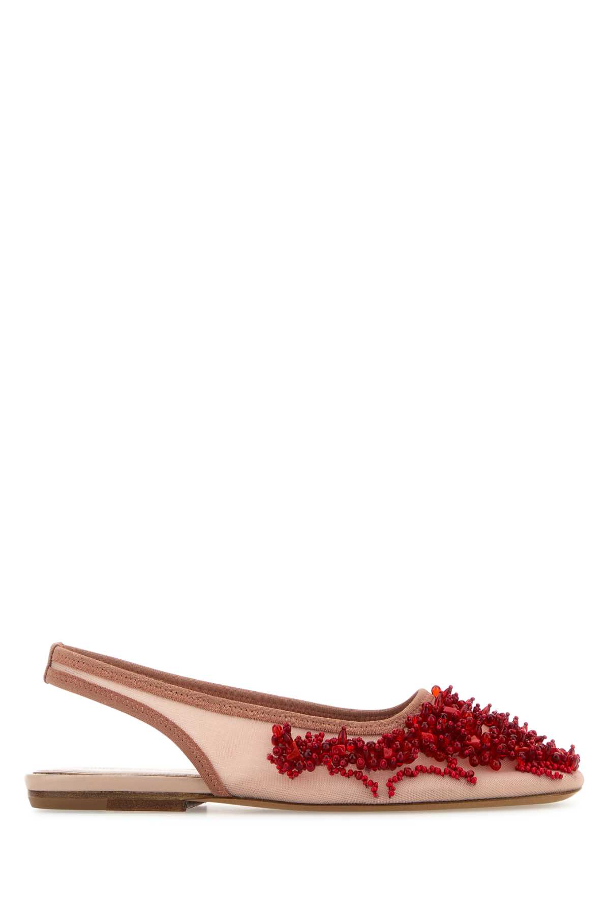 Dries Van Noten Pink Mesh Ballerinas