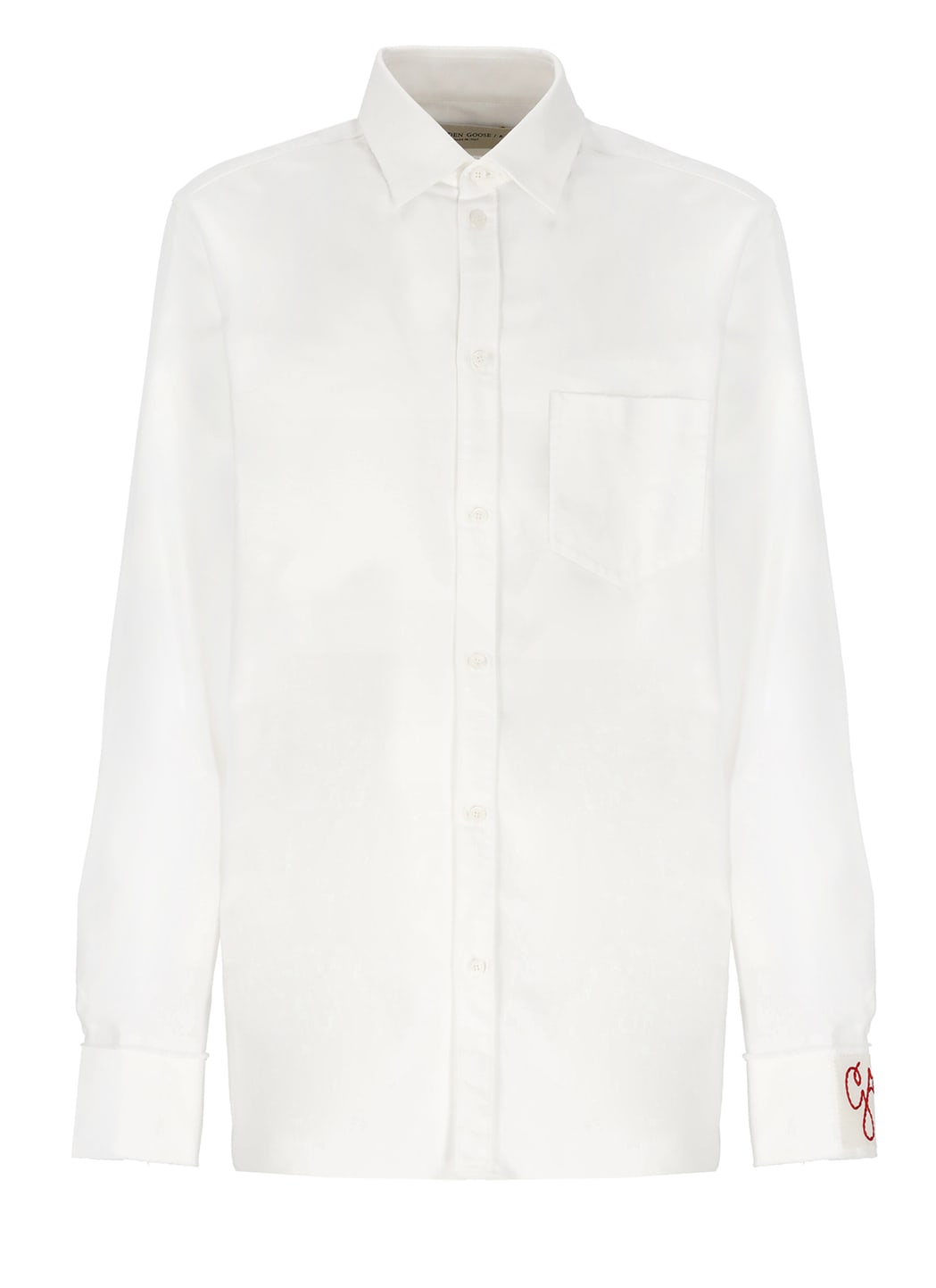 Shop Golden Goose Alvise Shirt In White