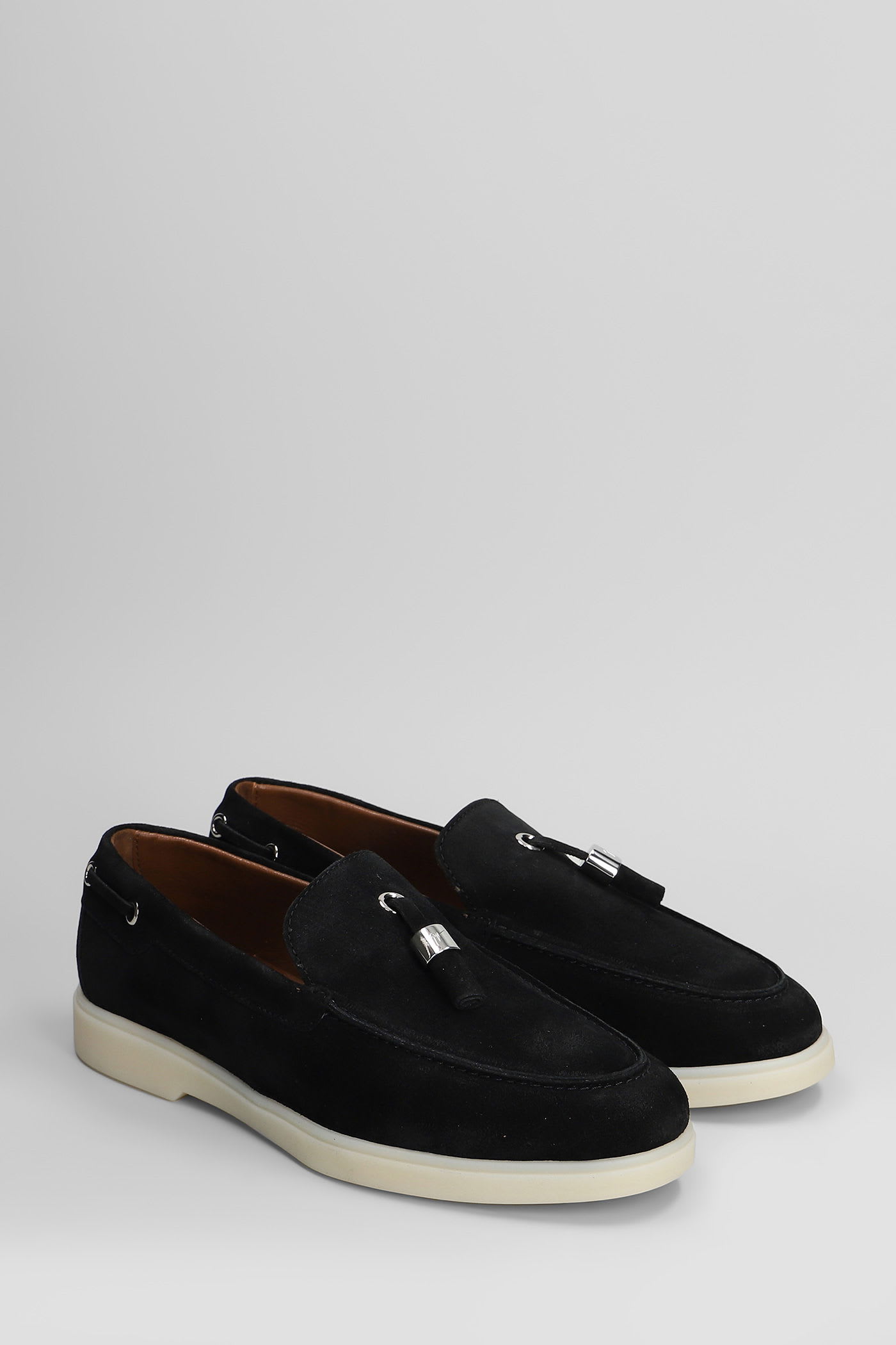 Giuseppe Zanotti The Maui Loafers In Black Suede In Black