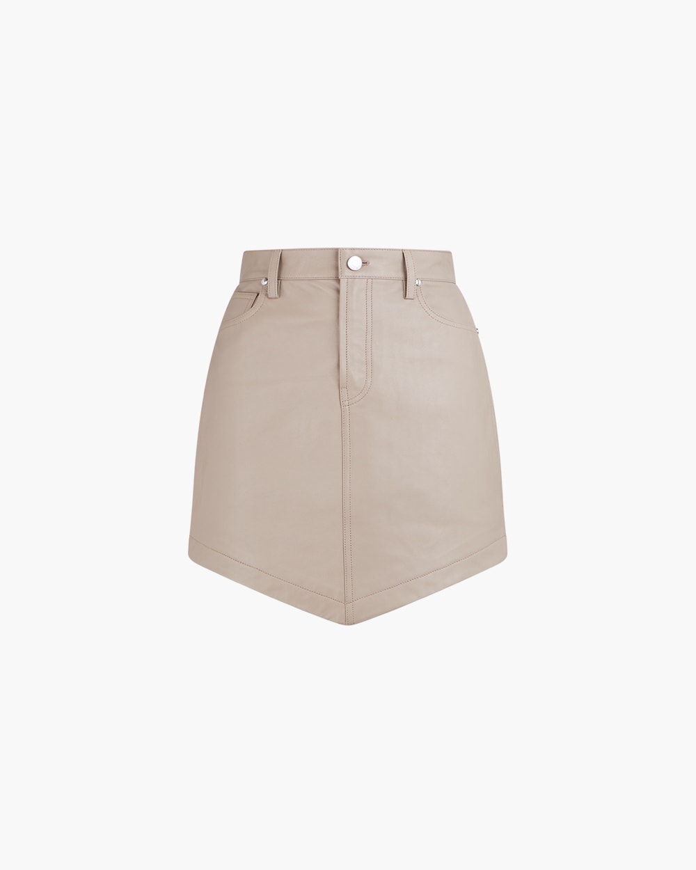 Alexandre Vauthier Leather Mini Skirt