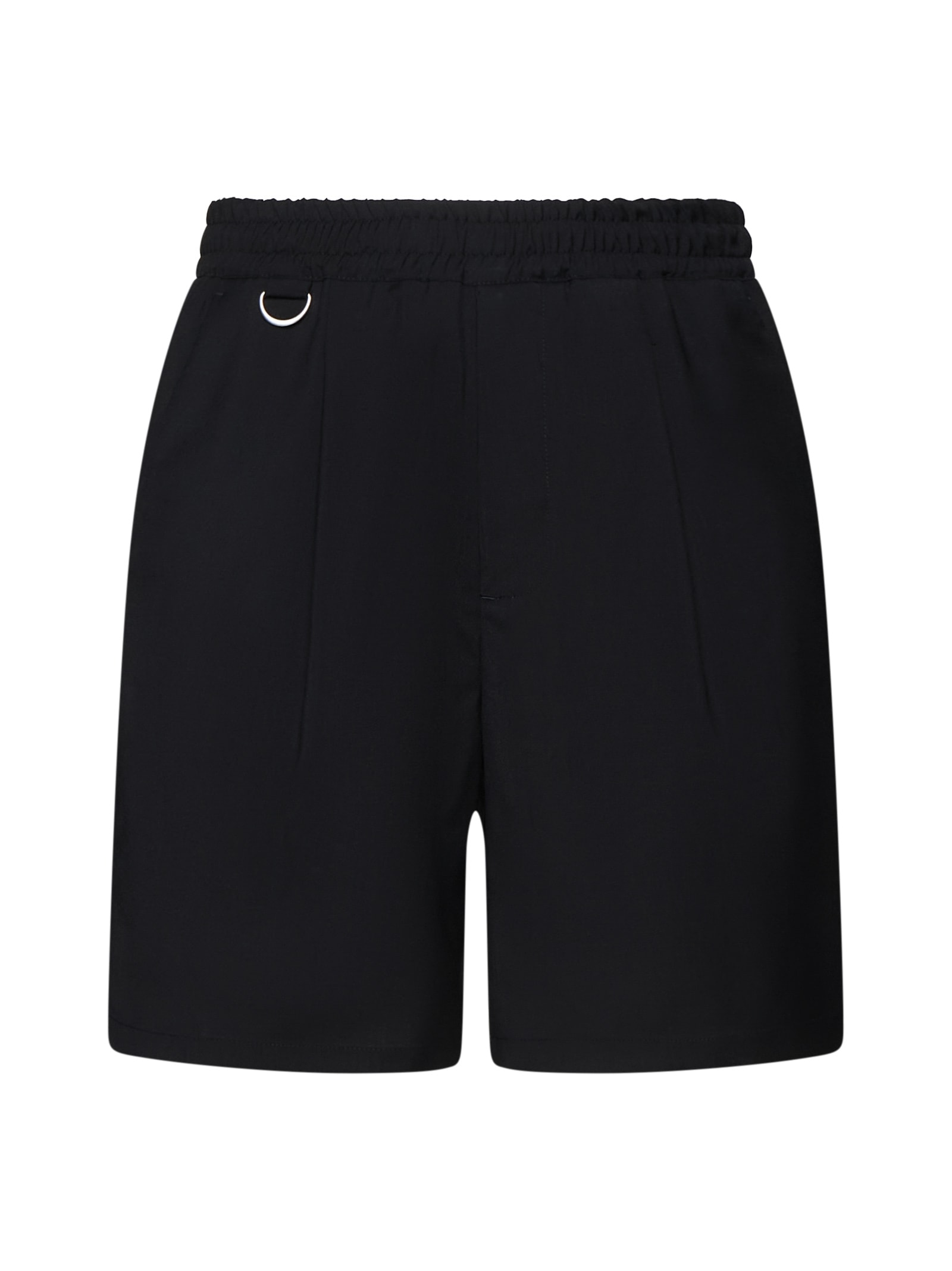 Shop Low Brand Shorts In Jet Black