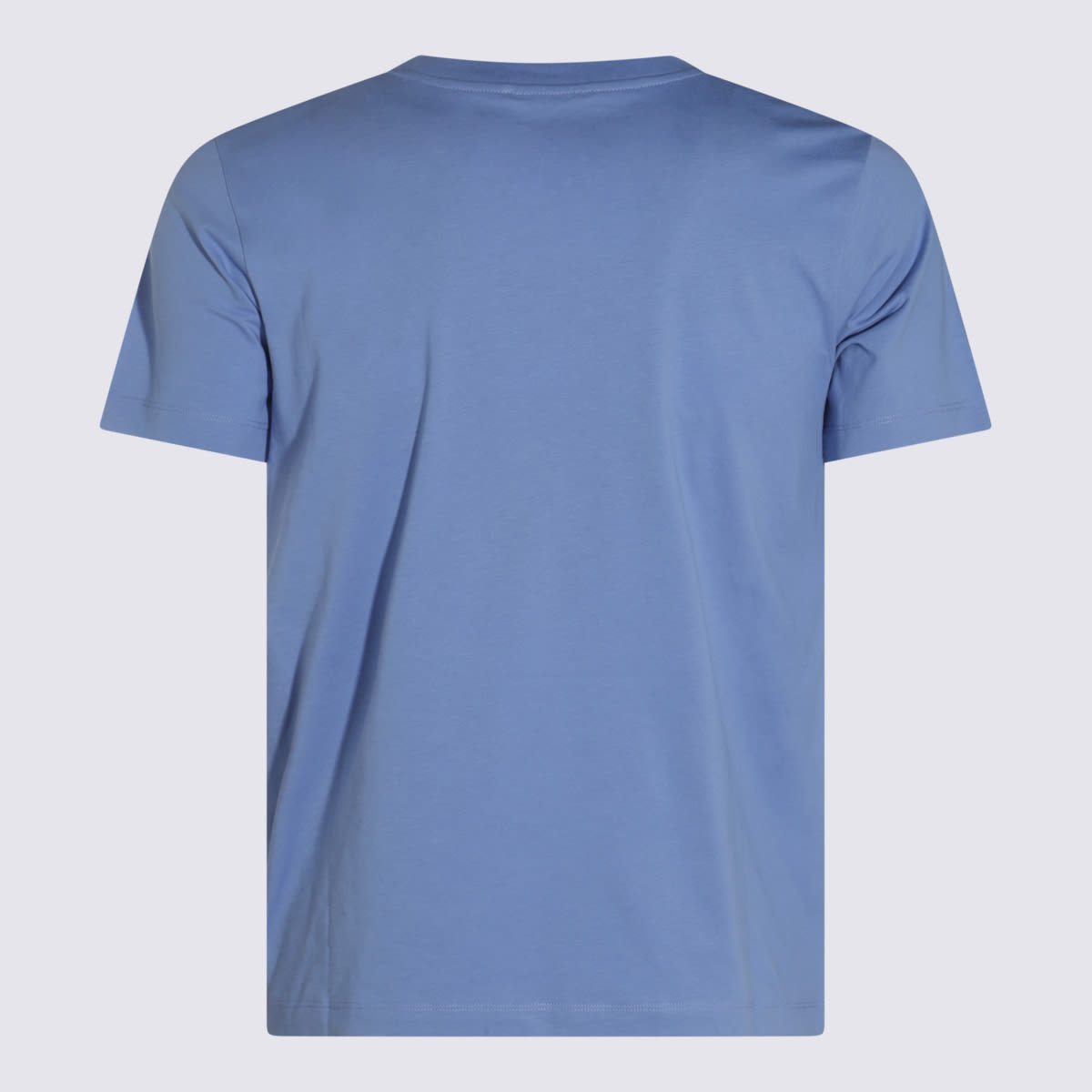 Marni Crew Neck Cotton T-shirt In Blue