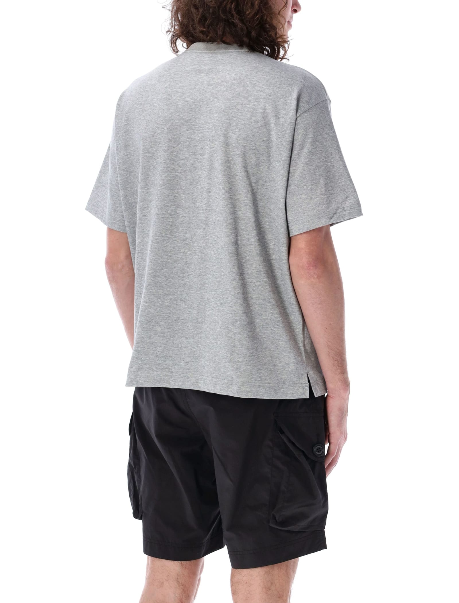 Shop And Wander Pocket T-shirt In Grey