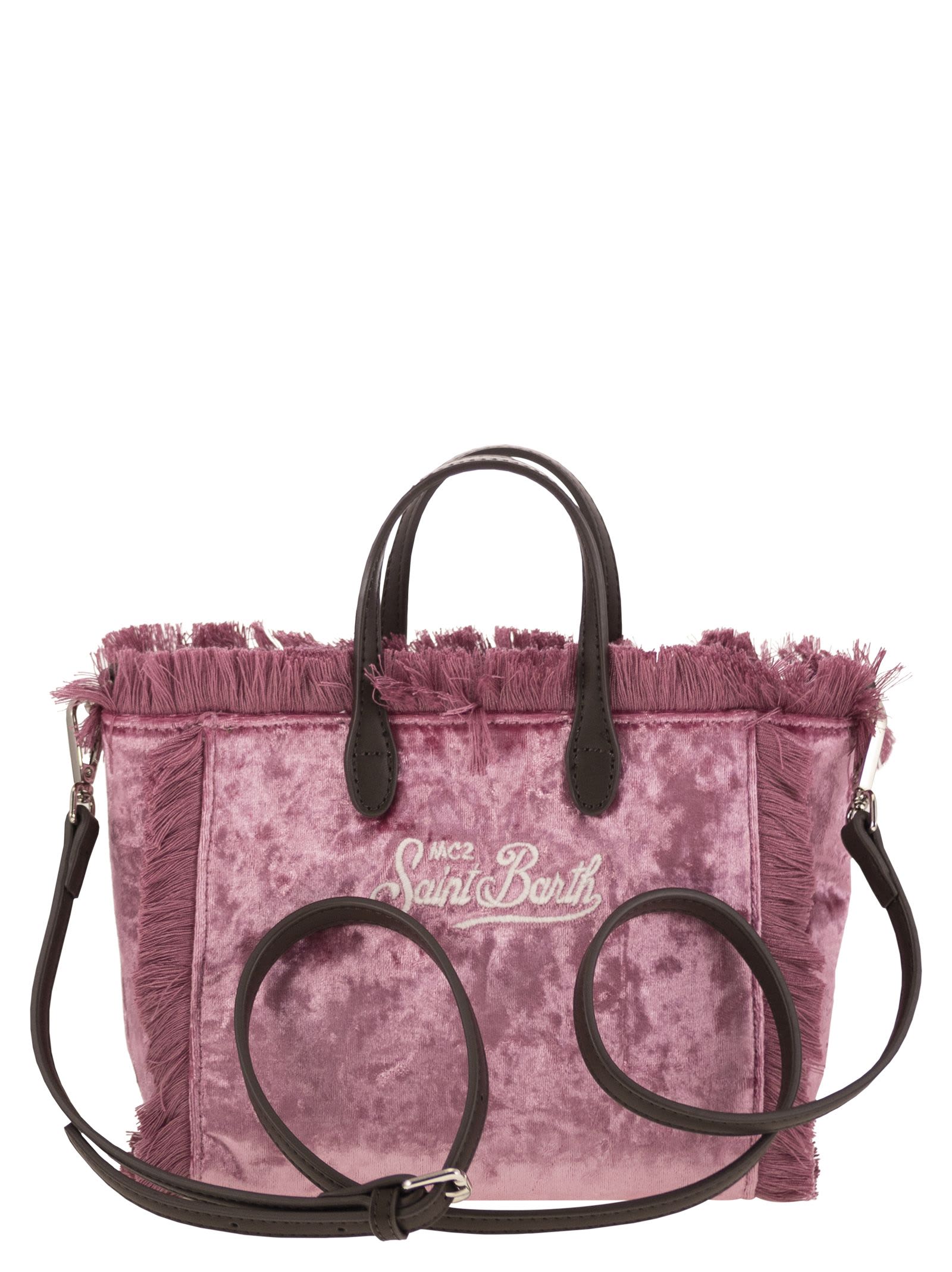 MC2 SAINT BARTH MINI VANITY BAG WITH BANGS AND EMBROIDERED LOGO