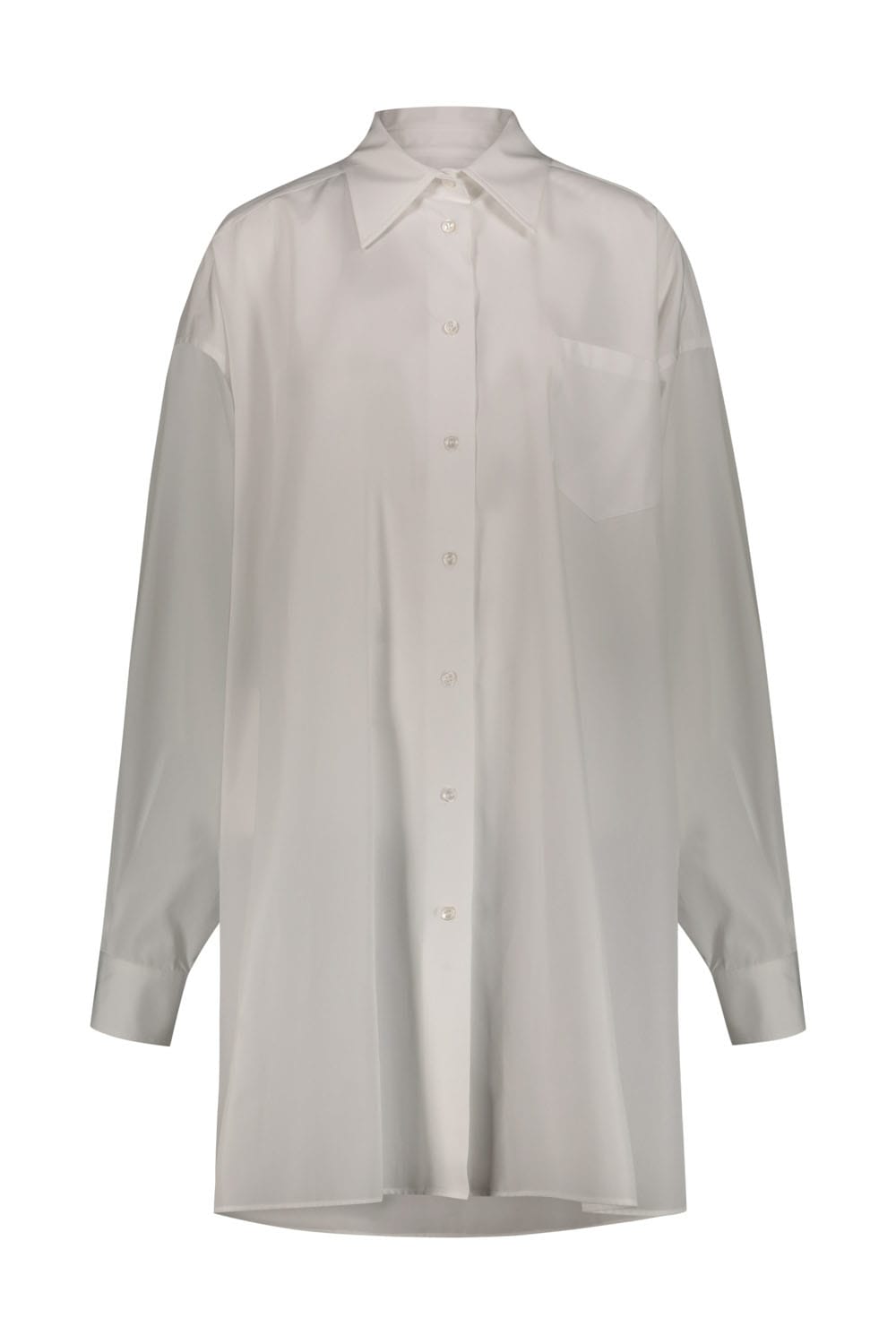 maison margiela oversize shirt in cotton