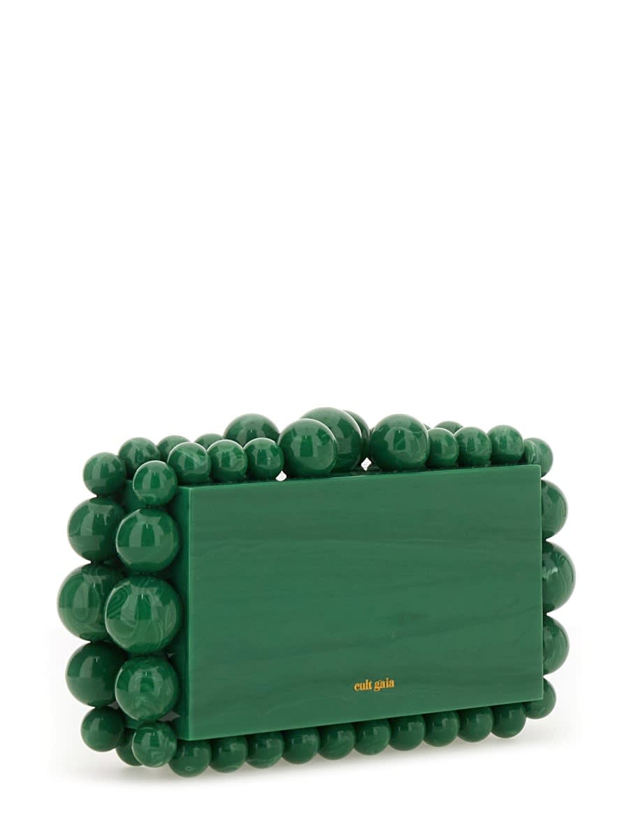 Cult Gaia Eos Beaded Acrylic Box Clutch