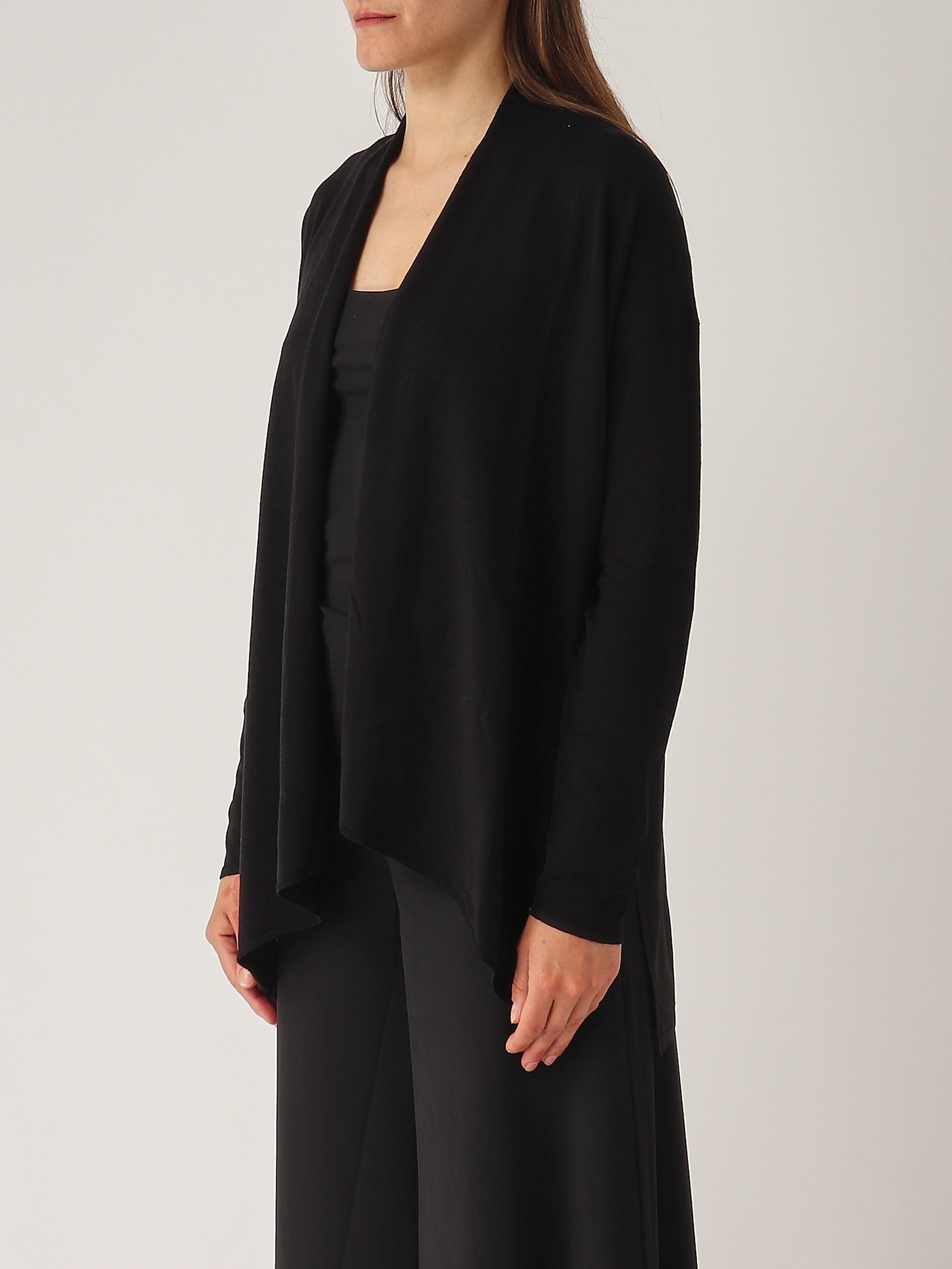 Maliparmi Seta Cardigan In Black