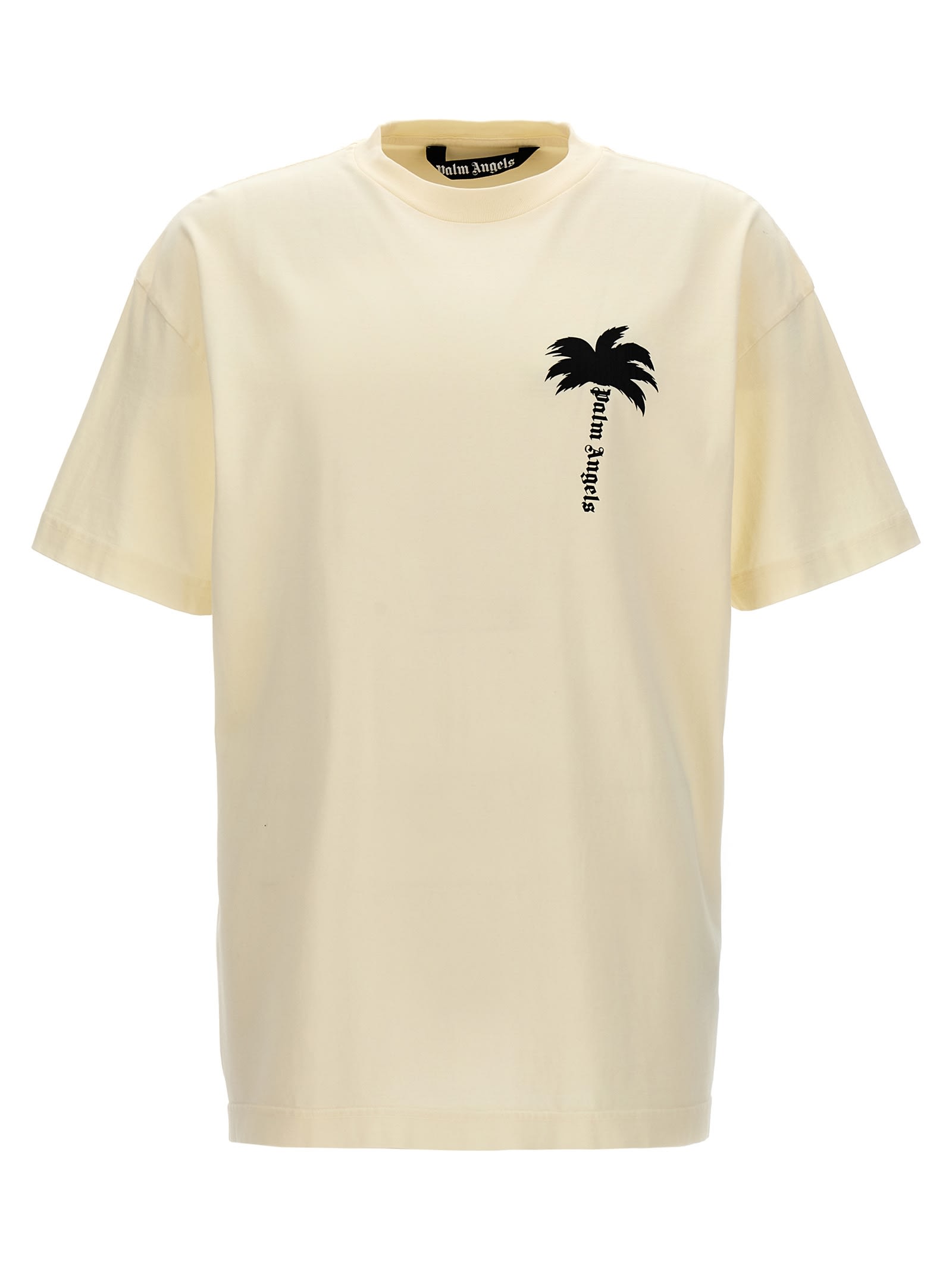 Shop Palm Angels The Palm T-shirt In White/black