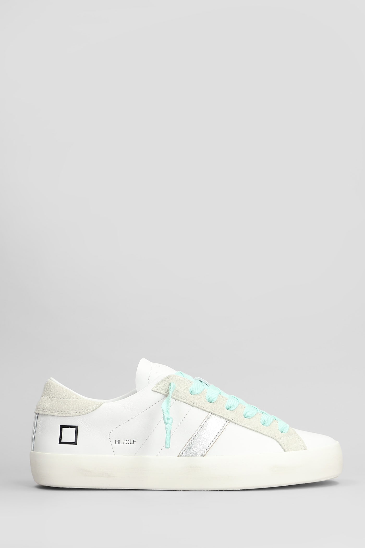 D. A.T. E. Hill Low Sneakers In White Leather