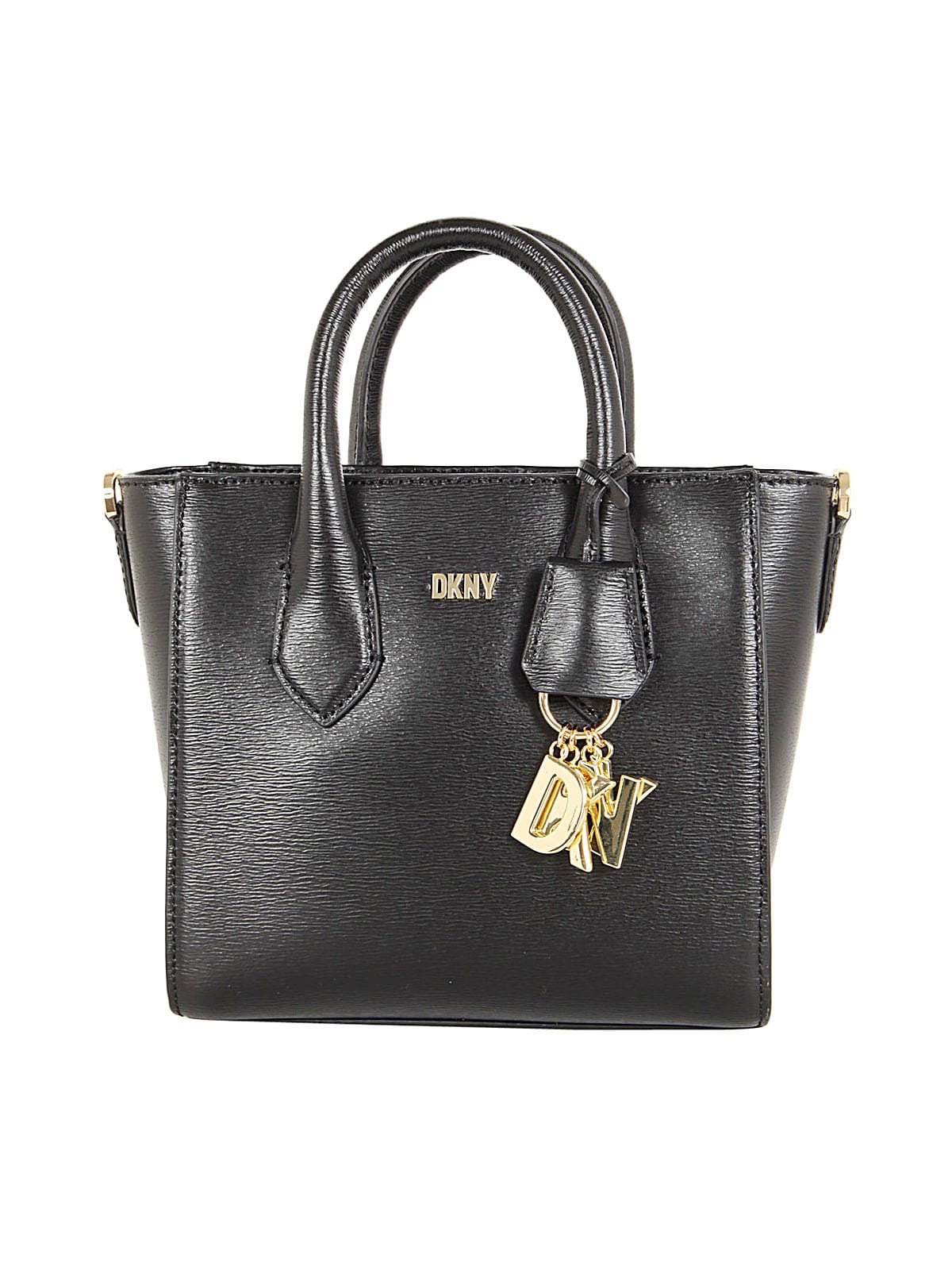 Dkny Valery Sm Satchel Bag In Bgd Blk Gold ModeSens