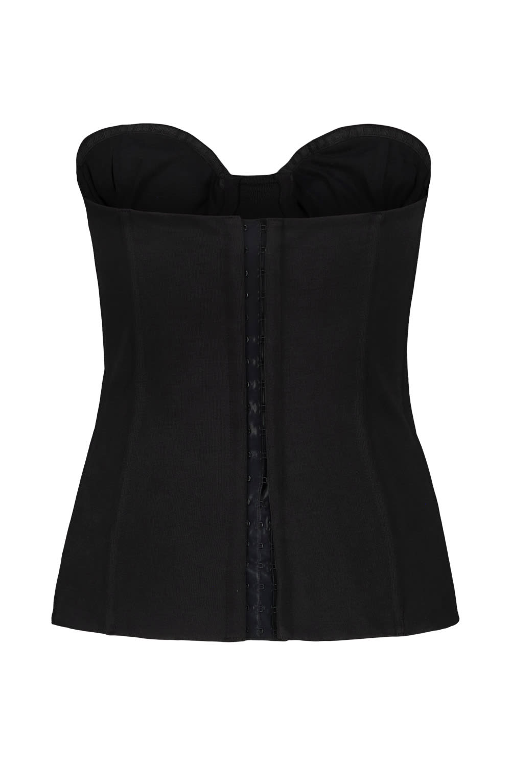 Shop Vetements Molleton Corset In Black