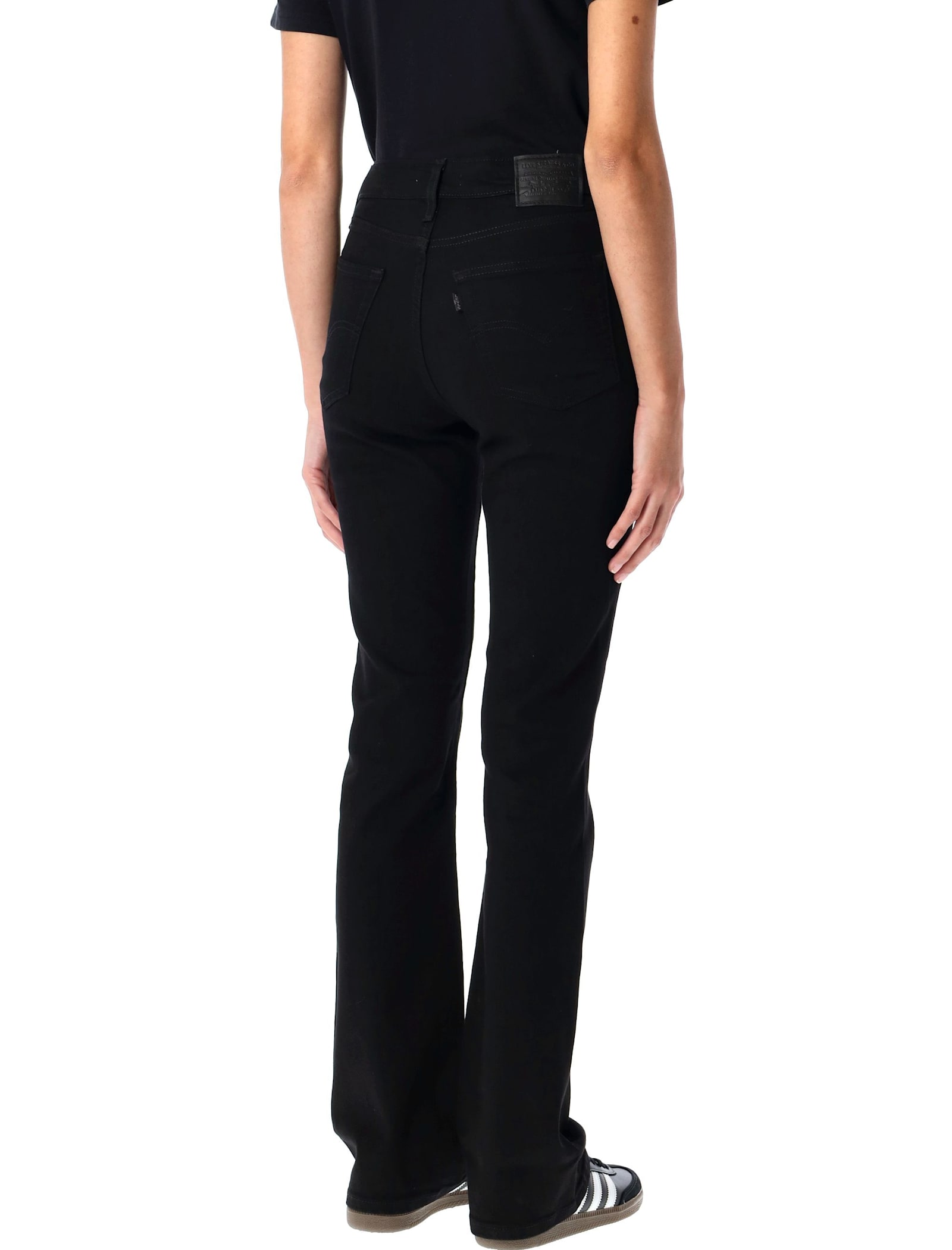 Levi's 725 High Rise Bootcut Jeans In Black
