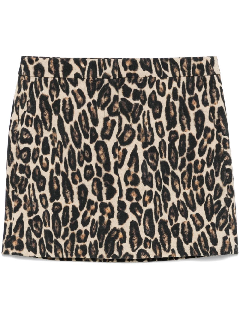 Classic Leopard Print Mini Skirt