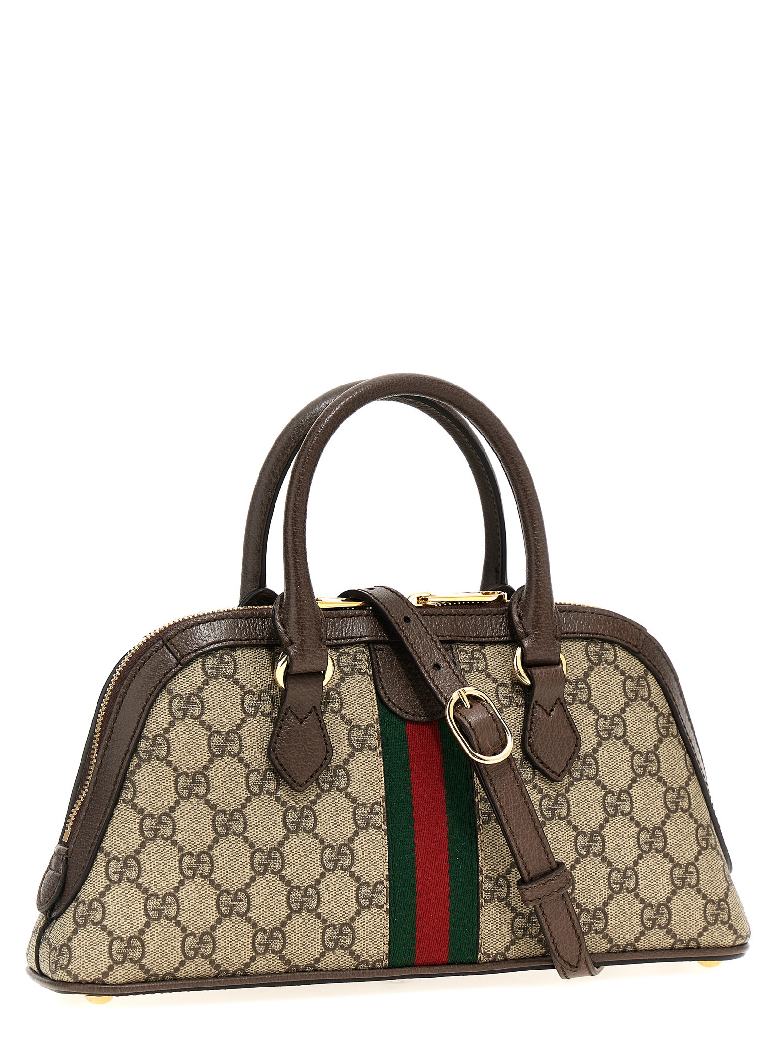 Shop Gucci Ophidia Small Handbag In Multicolor