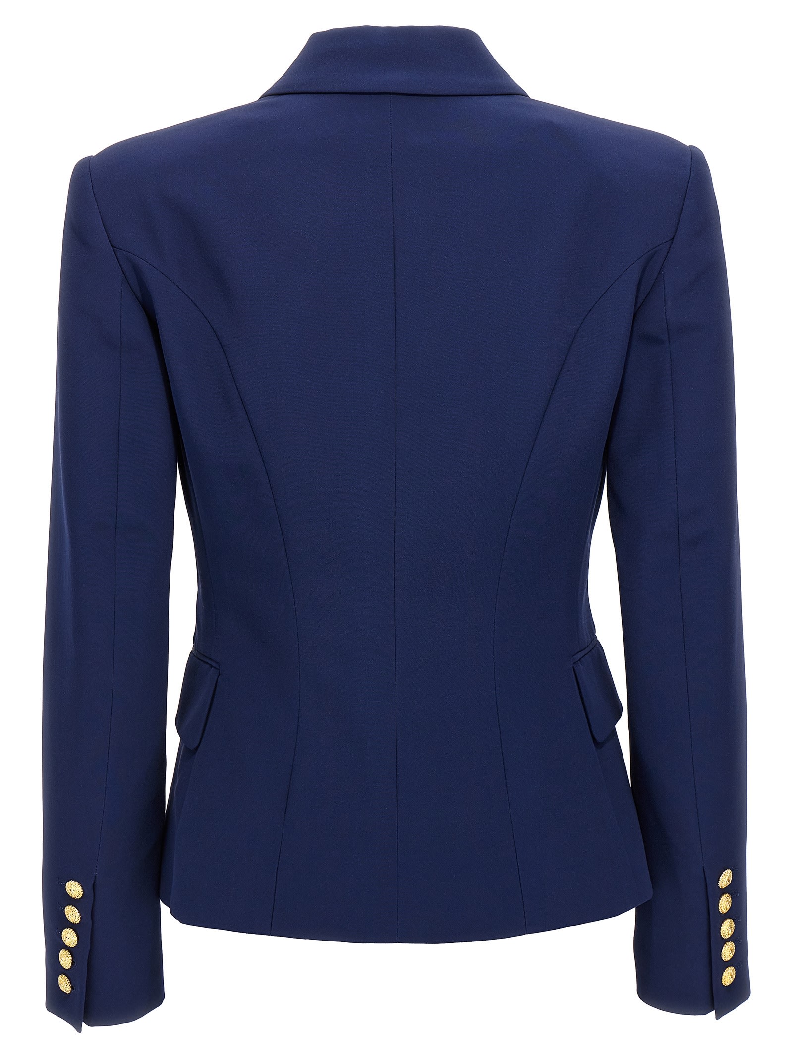 Balmain Classic Double-breasted Blazer In Blue